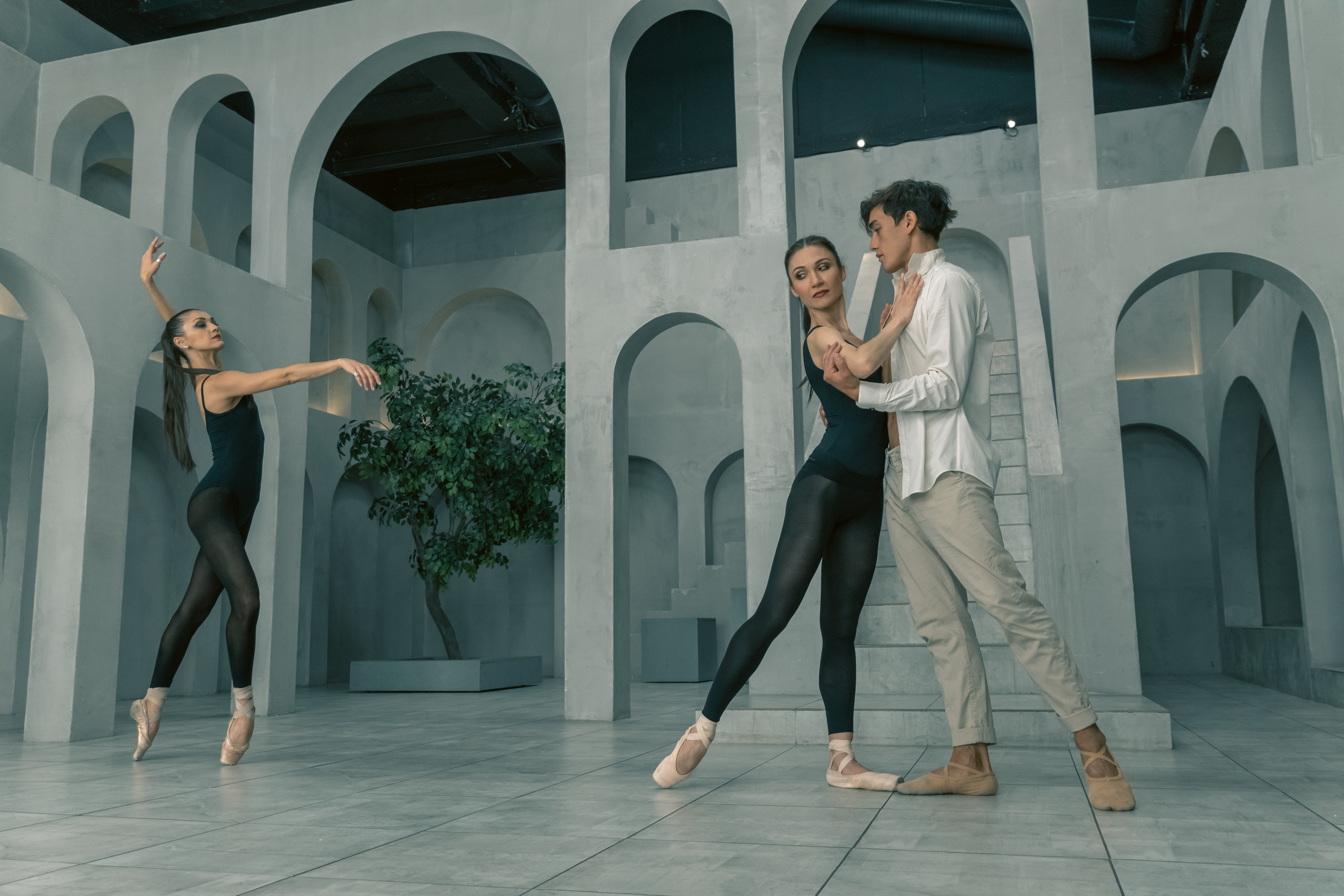 Артисты балета. Портретная съемка в Москве, студийный фотограф Игорь Фомин