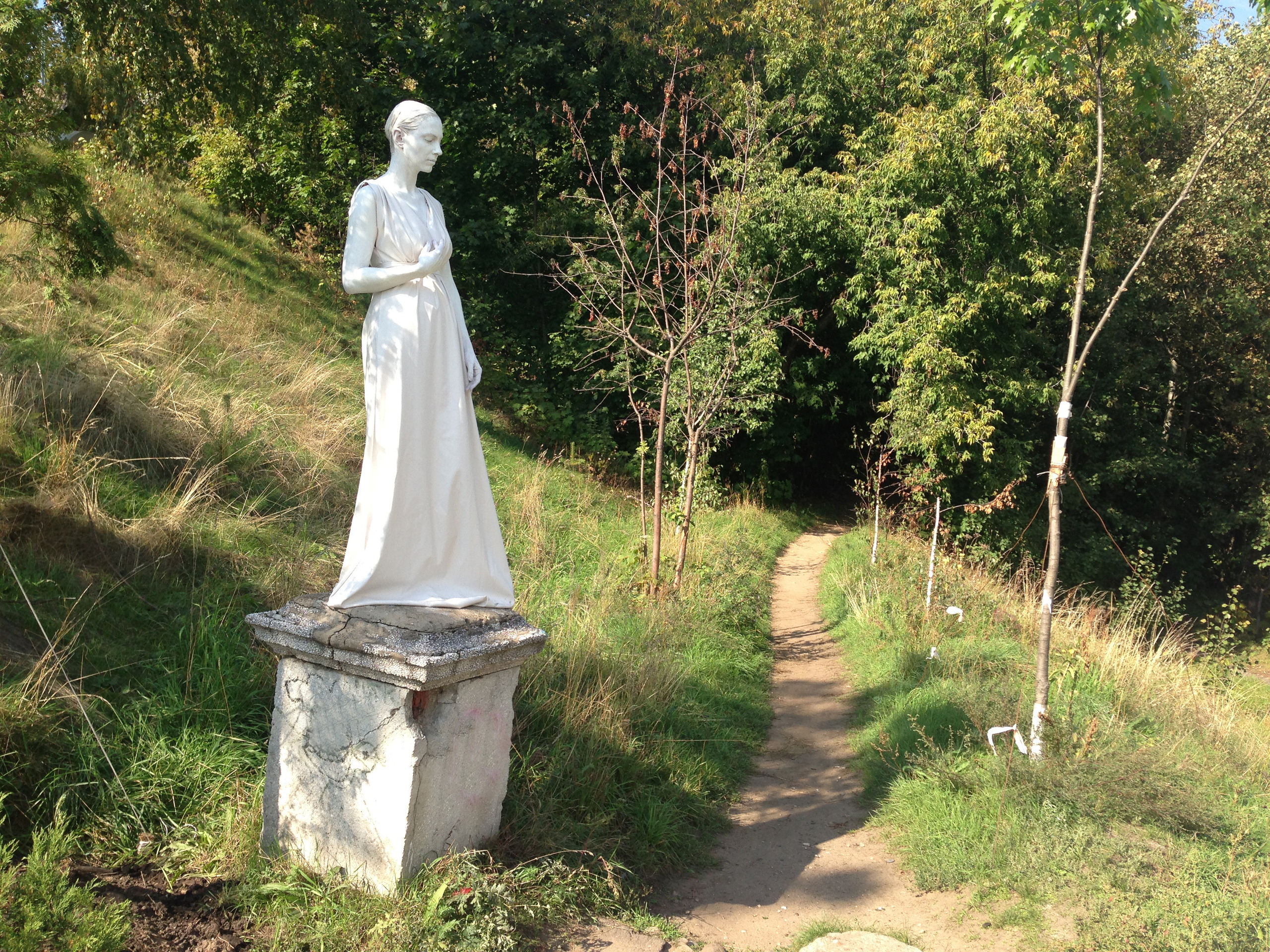 Живые статуи. Портретная съемка в Москве, студийный фотограф Игорь Фомин