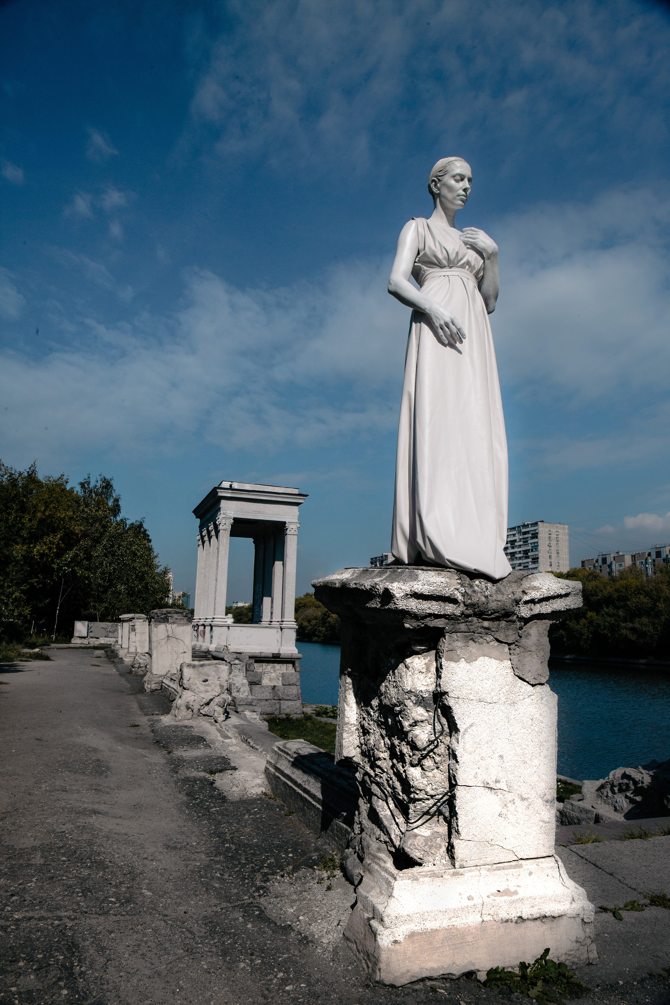 Живые статуи. Портретная съемка в Москве, студийный фотограф Игорь Фомин