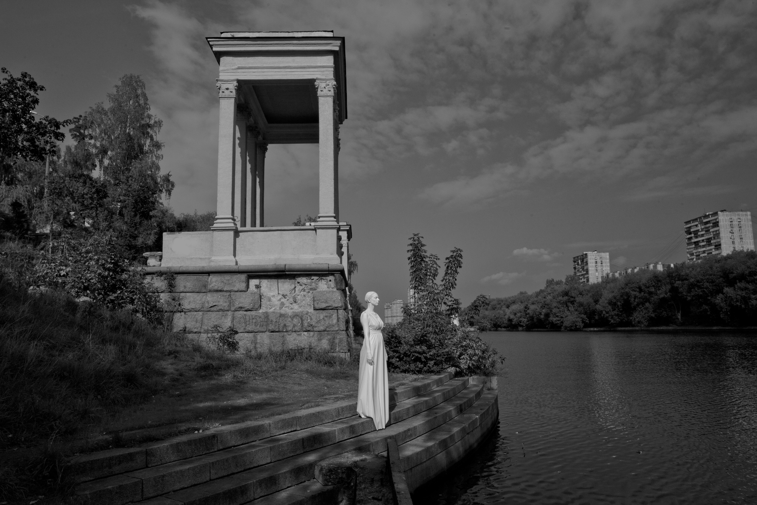 Живые статуи. Портретная съемка в Москве, студийный фотограф Игорь Фомин