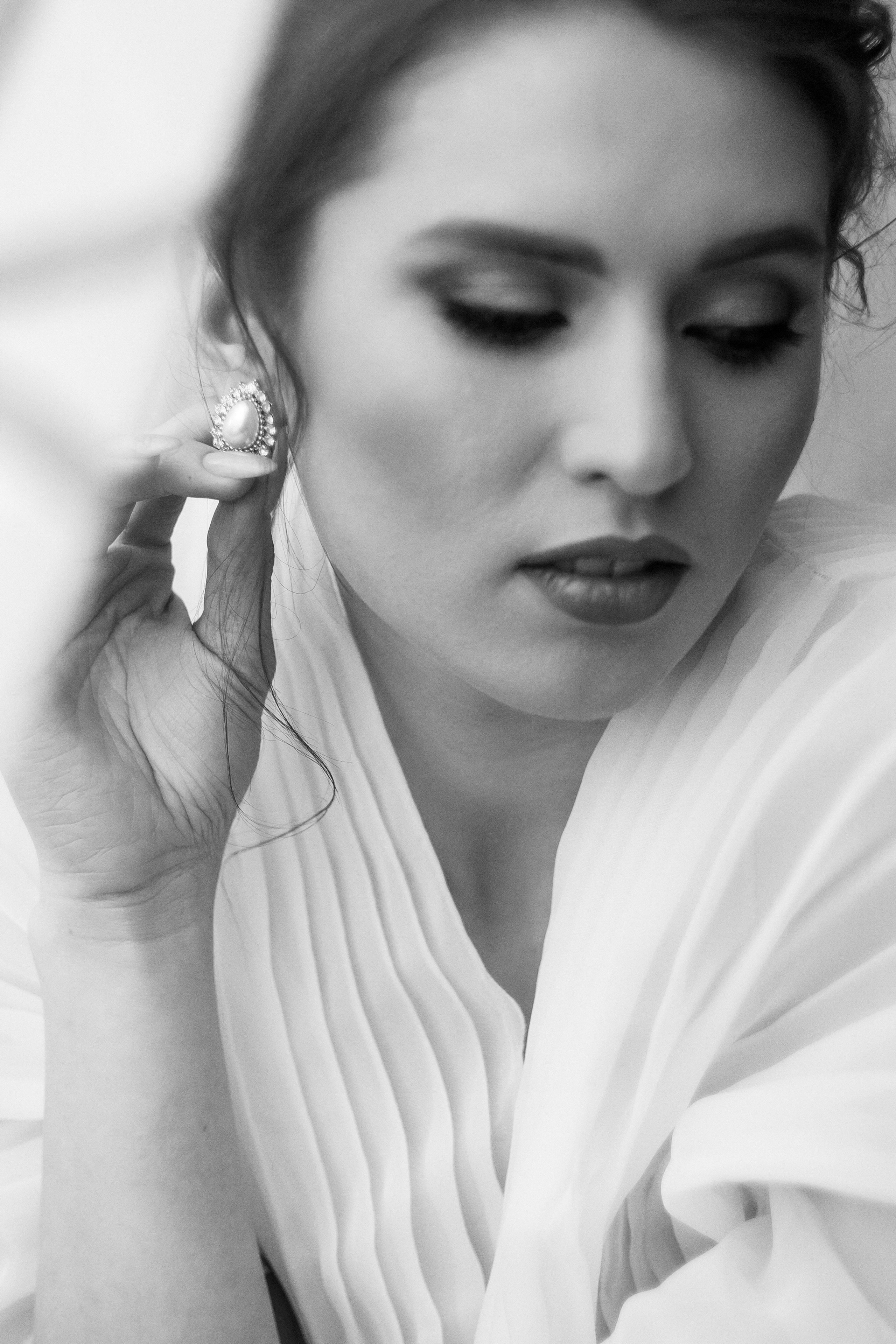 Свадебная фотосессия в студии с парашютом. Свадебный фотограф в Москве Элина Ларченкова. Фото, которые цепляют