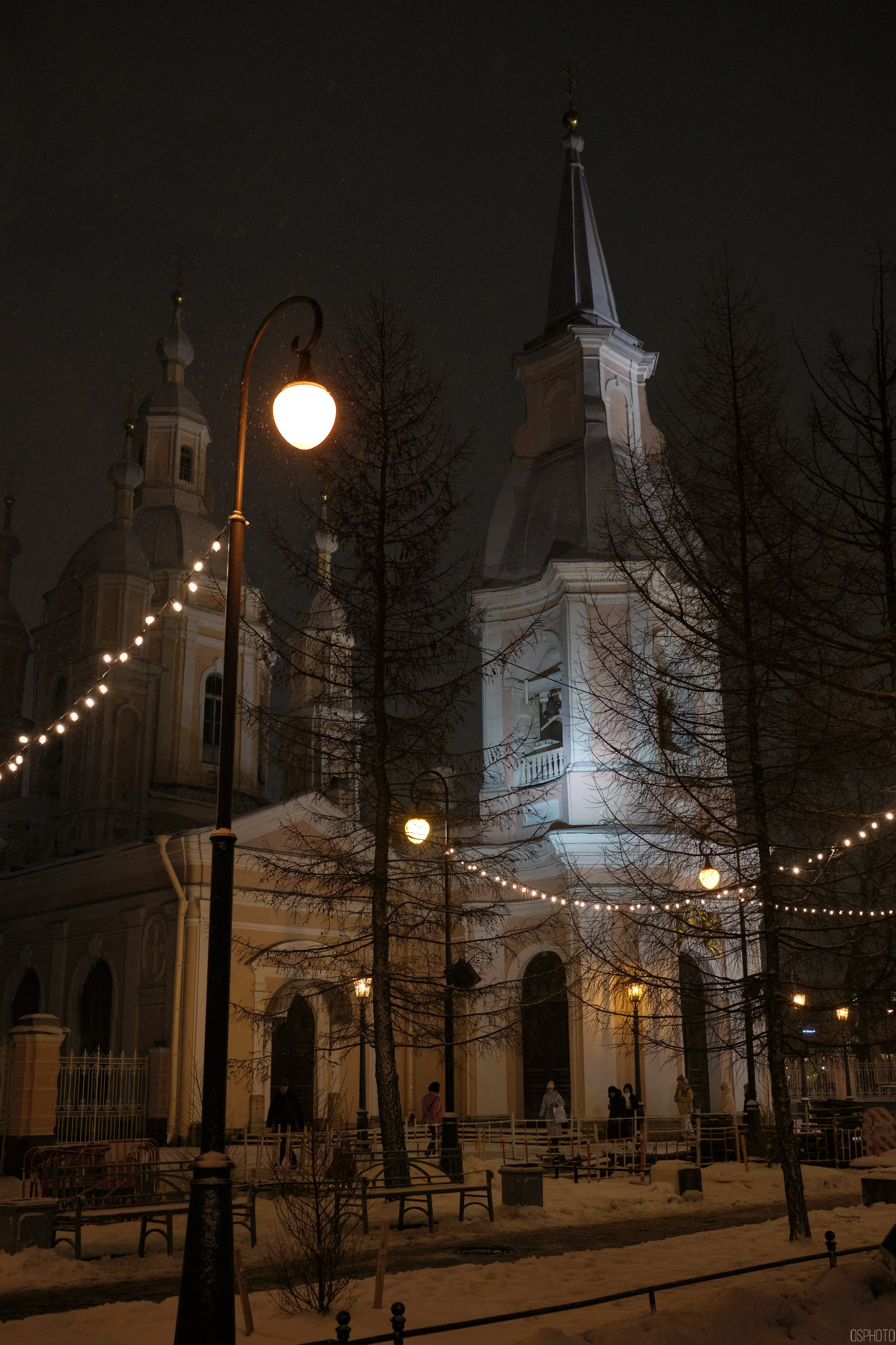 Снег и туман в Санкт-Петербурге. Фотографъ Сергѣевъ. Поймать мгновеніе