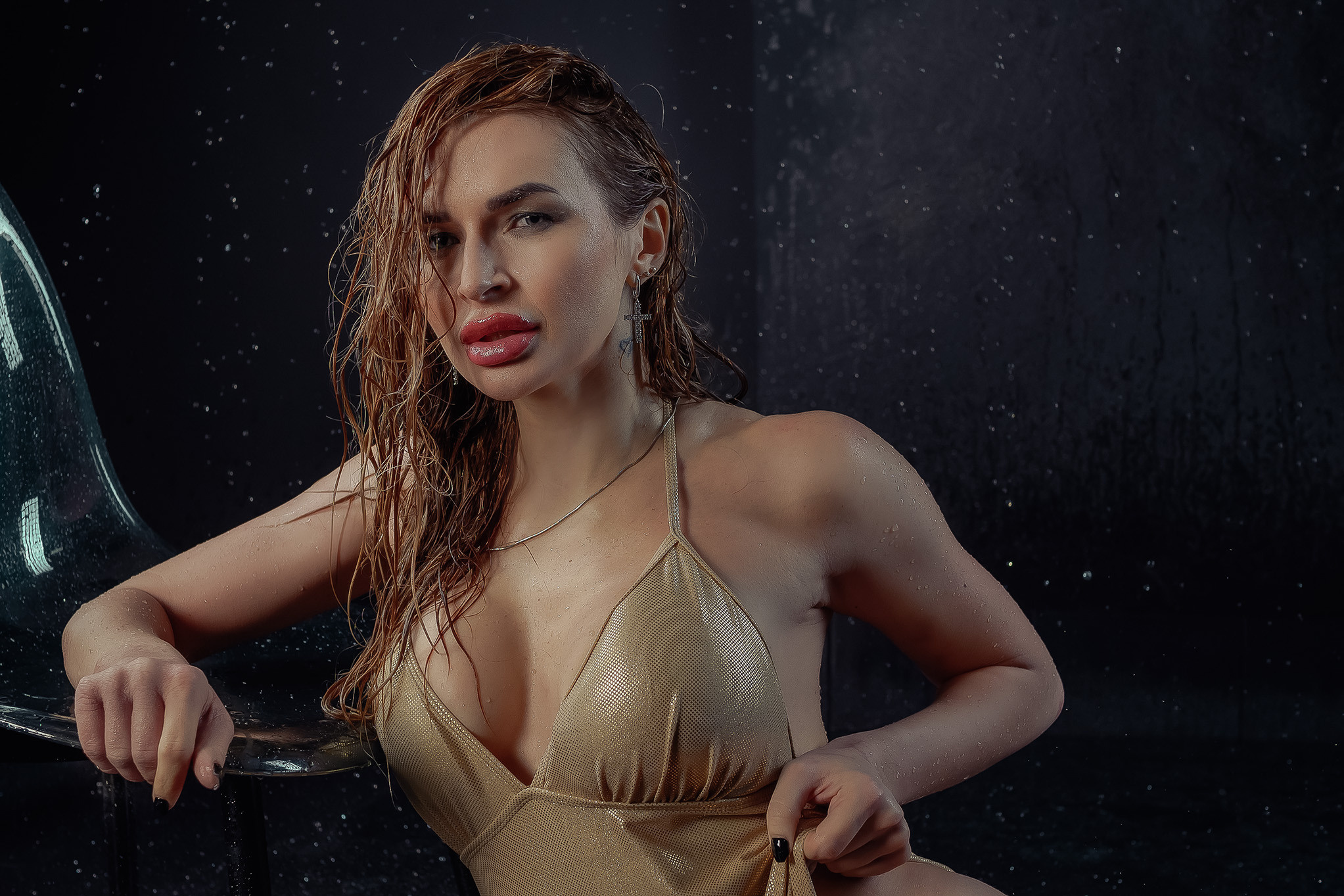 Мокрая фотосессия для Елены. Юлия Басня семейный и свадебный фотограф в Донецке