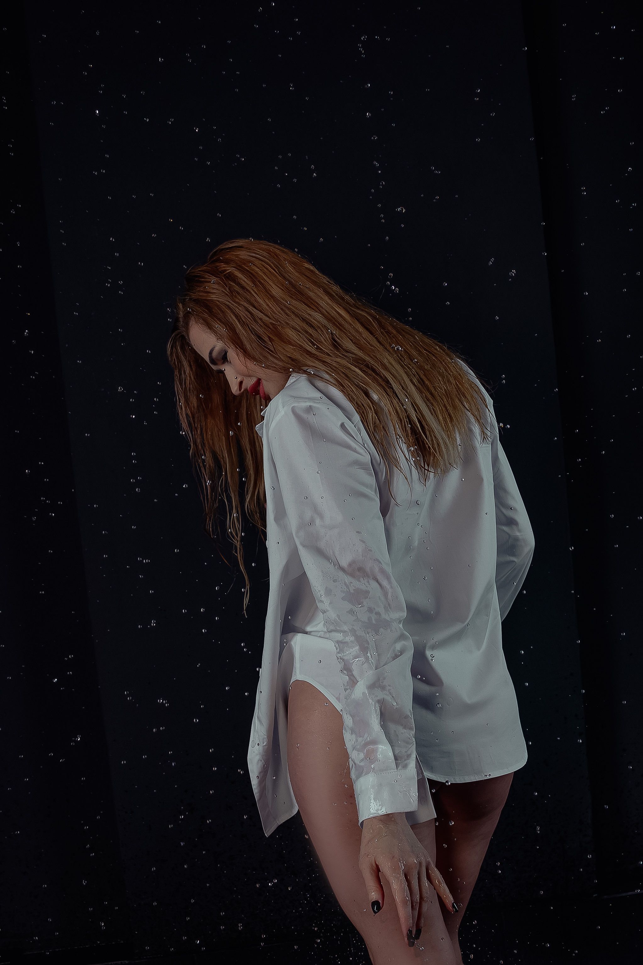 Мокрая фотосессия для Елены. Юлия Басня семейный и свадебный фотограф в Донецке