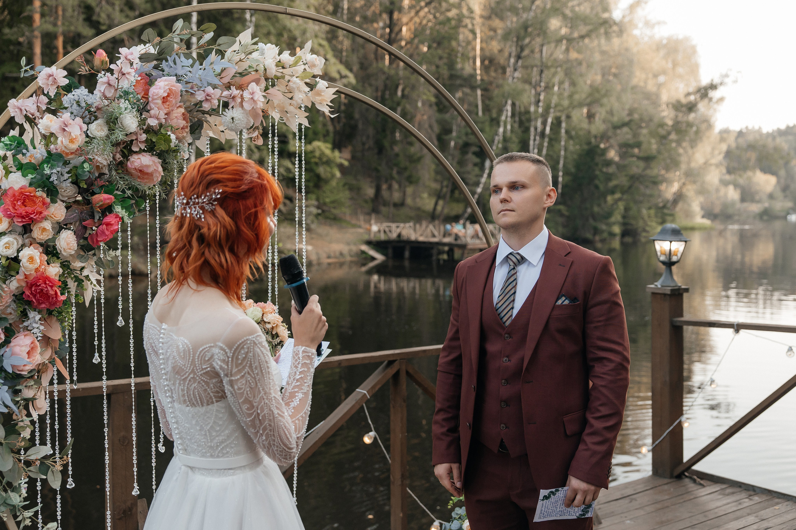Выездная регистрация брака в «Горки Холидей». Свадебный фотограф в Москве Дарья Олендарёва