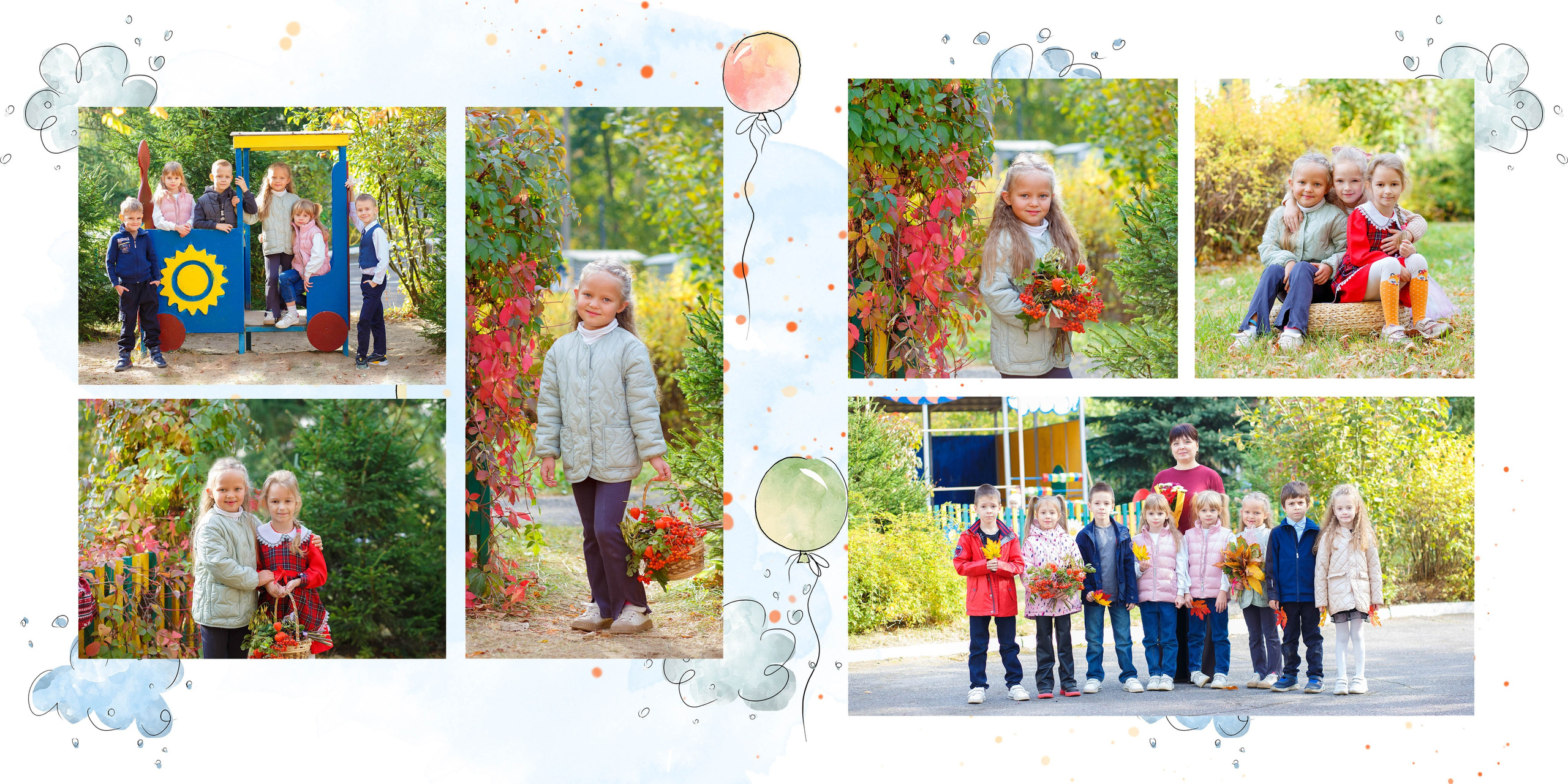 АЛЬБОМЫ ДЛЯ ДЕТСКОГО САДА. Школьный фотограф Наталья Егорова