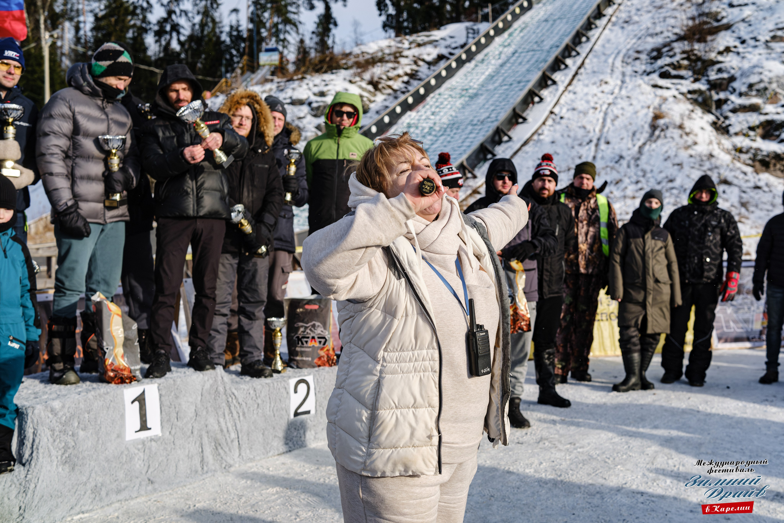 «Зимний Драйв в Карелии» Авто Марафон-гигант «25 часов на льду» Илона Накутис, Николай Грязин, джимхана, фотограф Антон Медведев, icoguar, Сортавала, Карелия