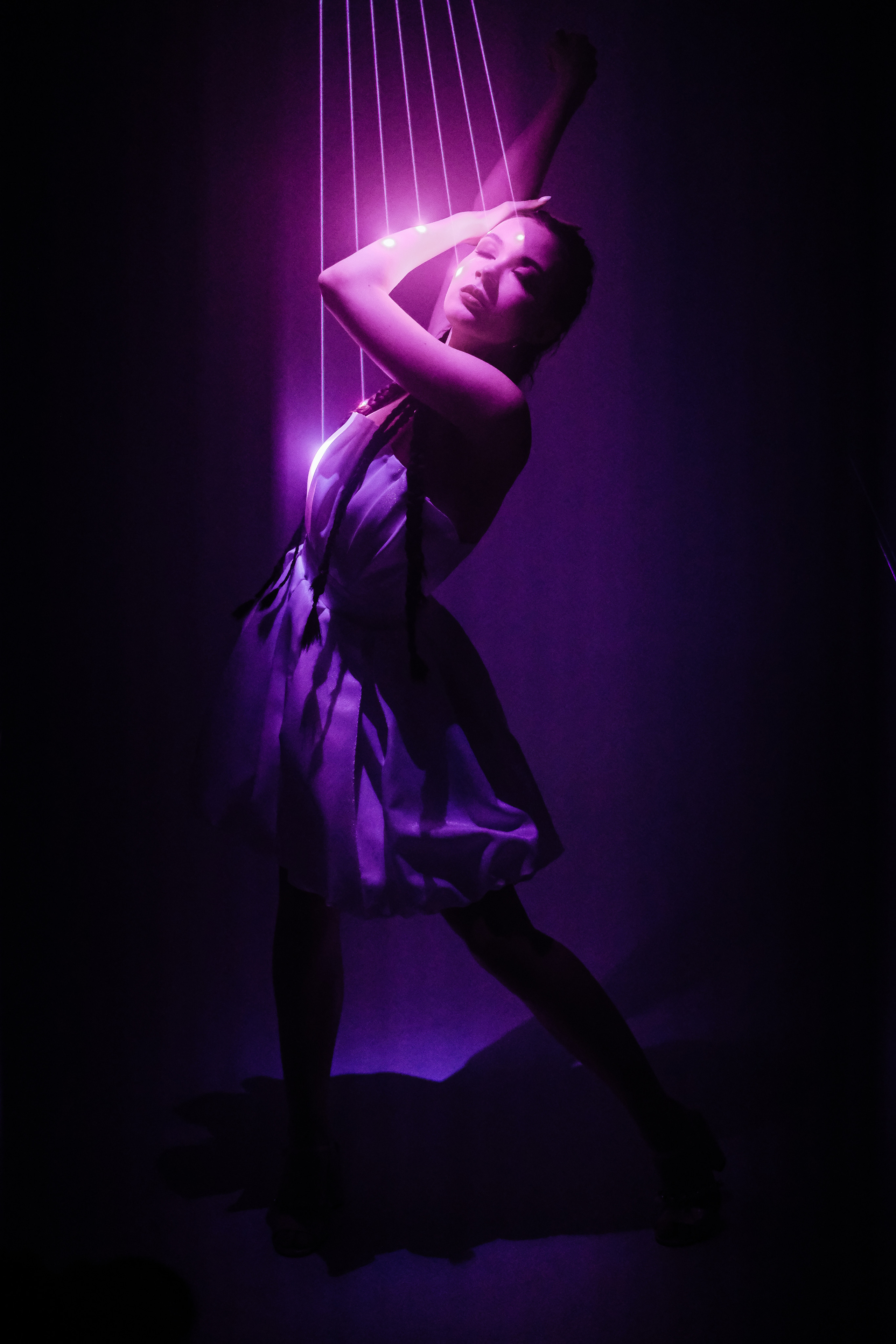 Съёмка с лазером. Фотограф и видеограф Анна Жагорина