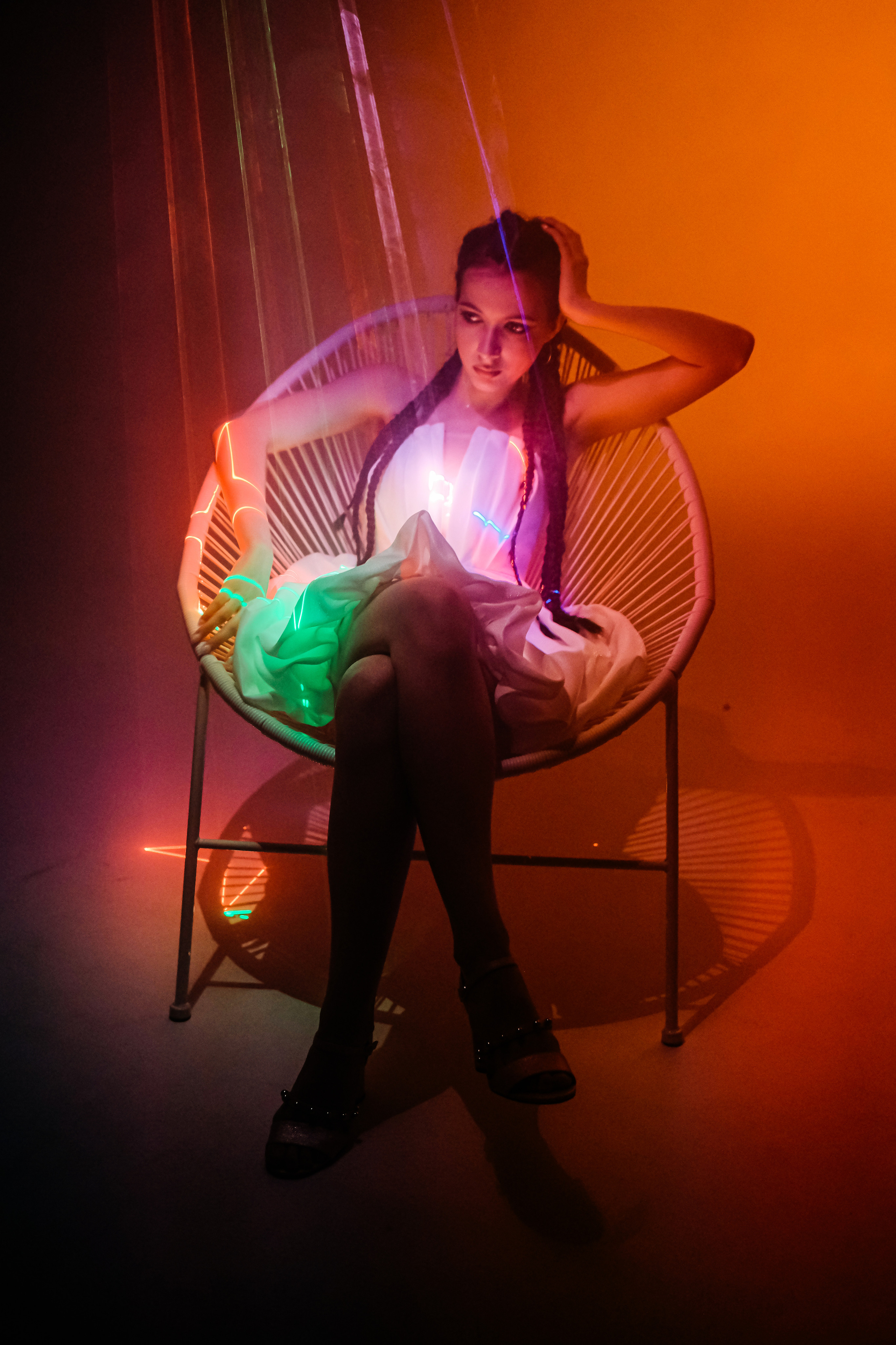 Съёмка с лазером. Фотограф и видеограф Анна Жагорина