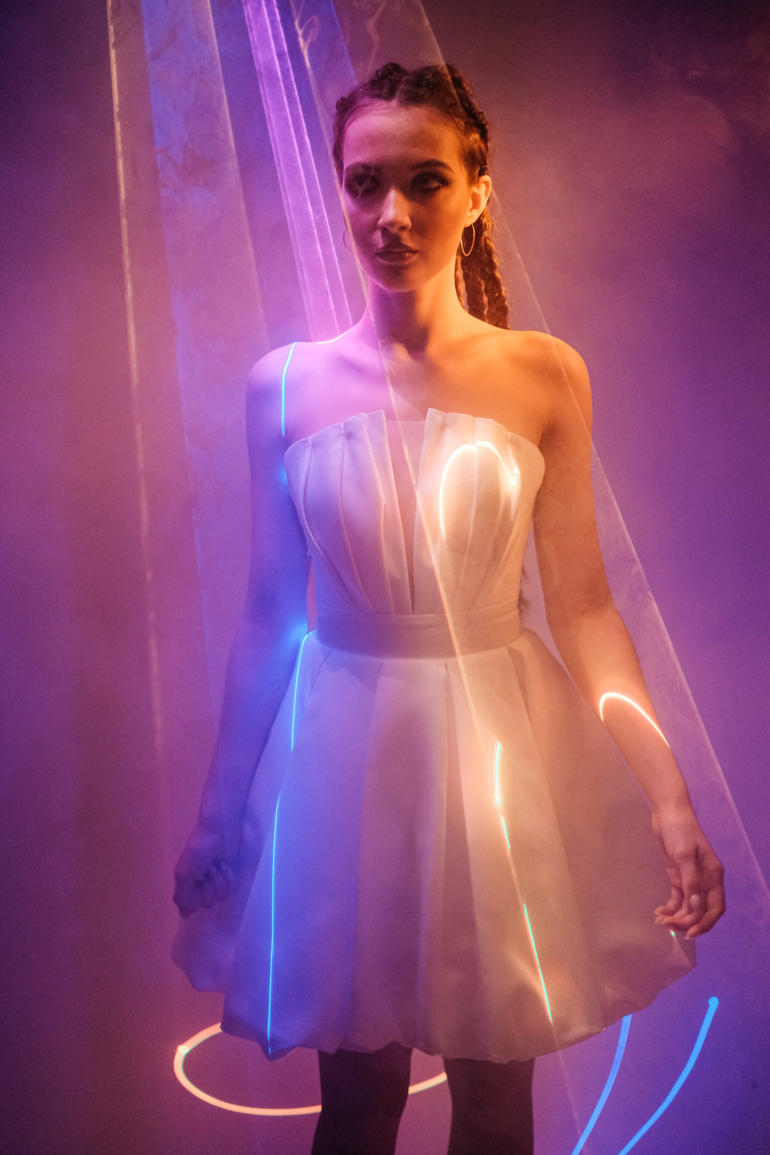 Съёмка с лазером. Фотограф и видеограф Анна Жагорина