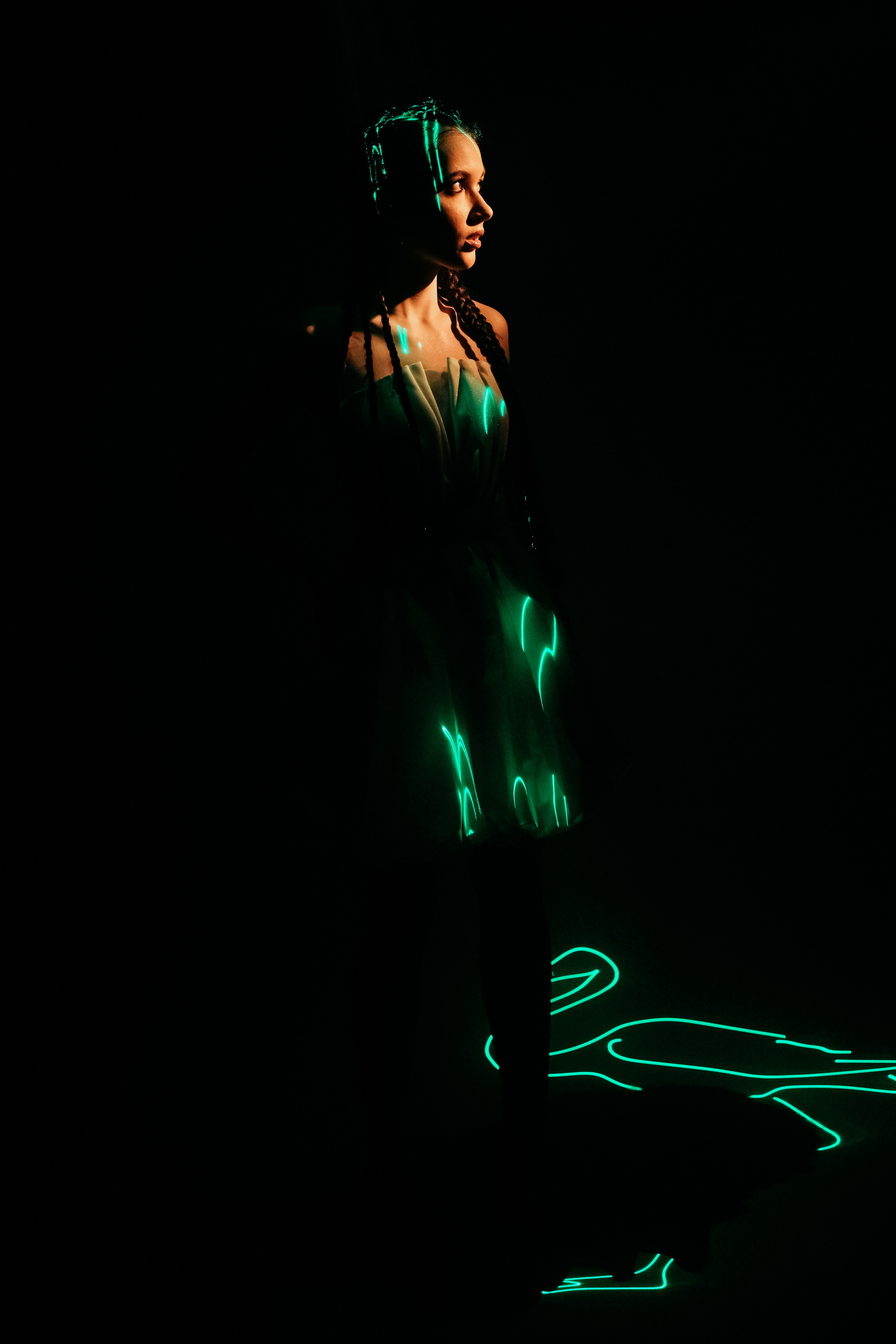 Съёмка с лазером. Фотограф и видеограф Анна Жагорина