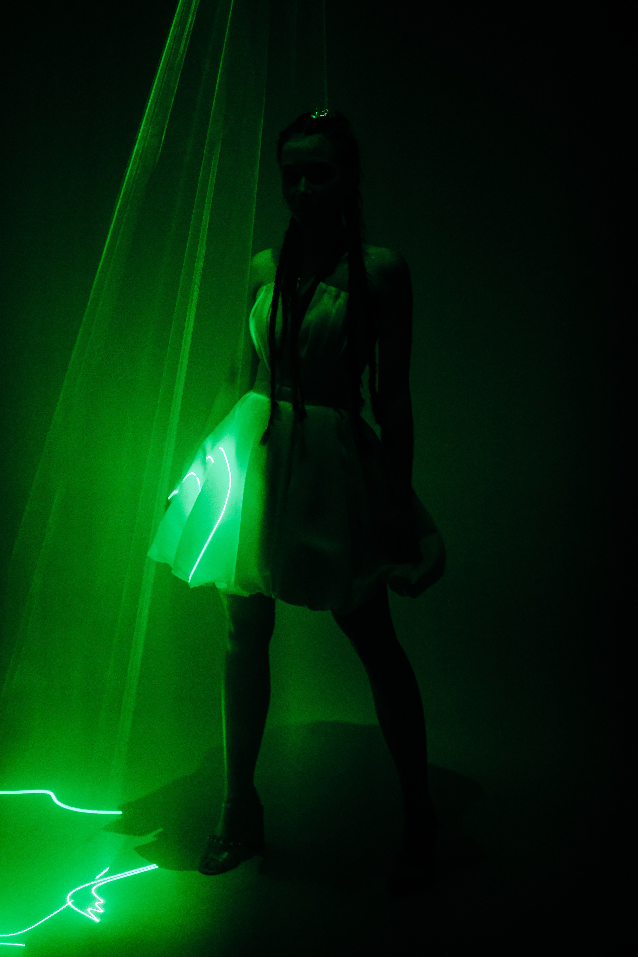 Съёмка с лазером. Фотограф и видеограф Анна Жагорина