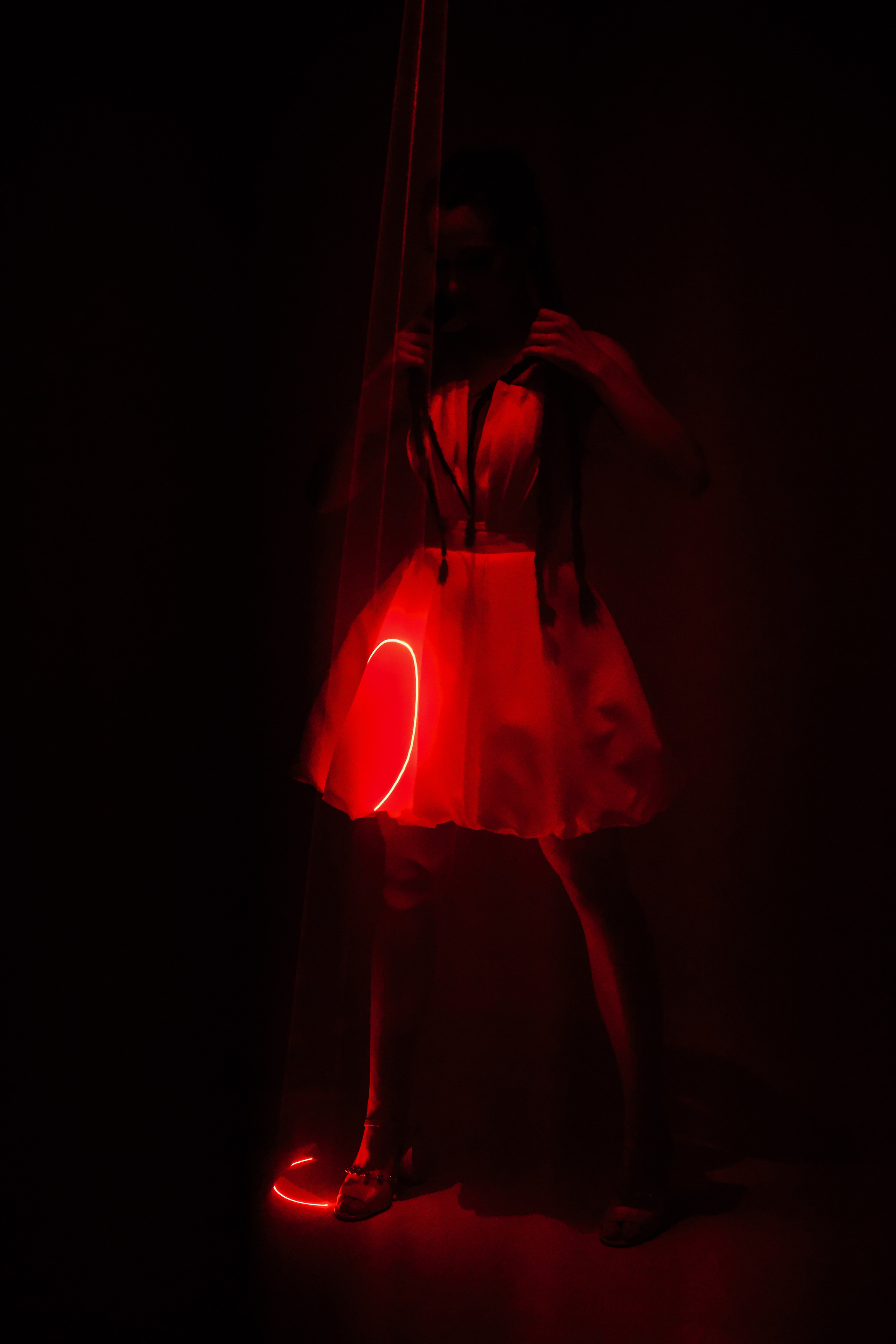 Съёмка с лазером. Фотограф и видеограф Анна Жагорина