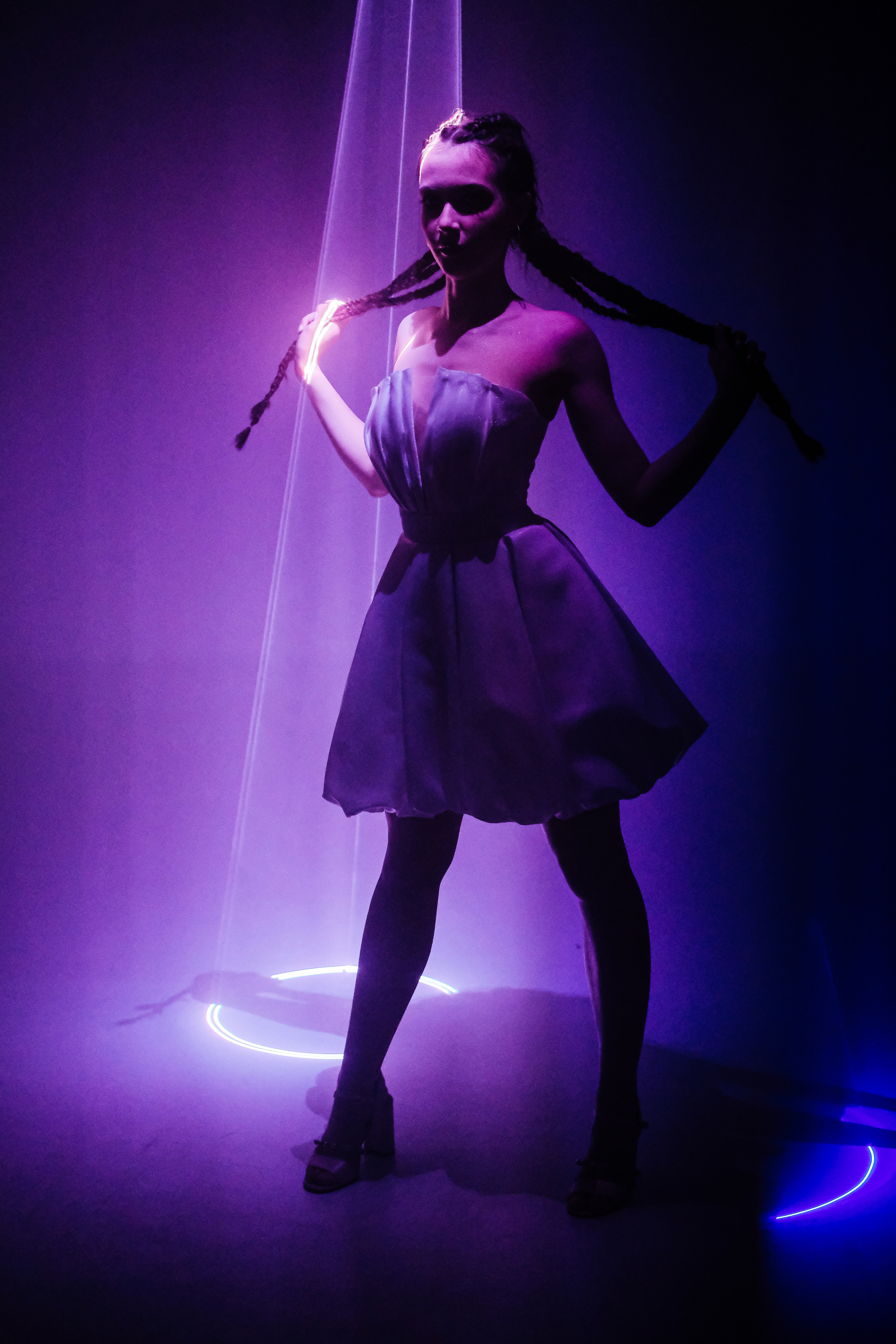 Съёмка с лазером. Фотограф и видеограф Анна Жагорина