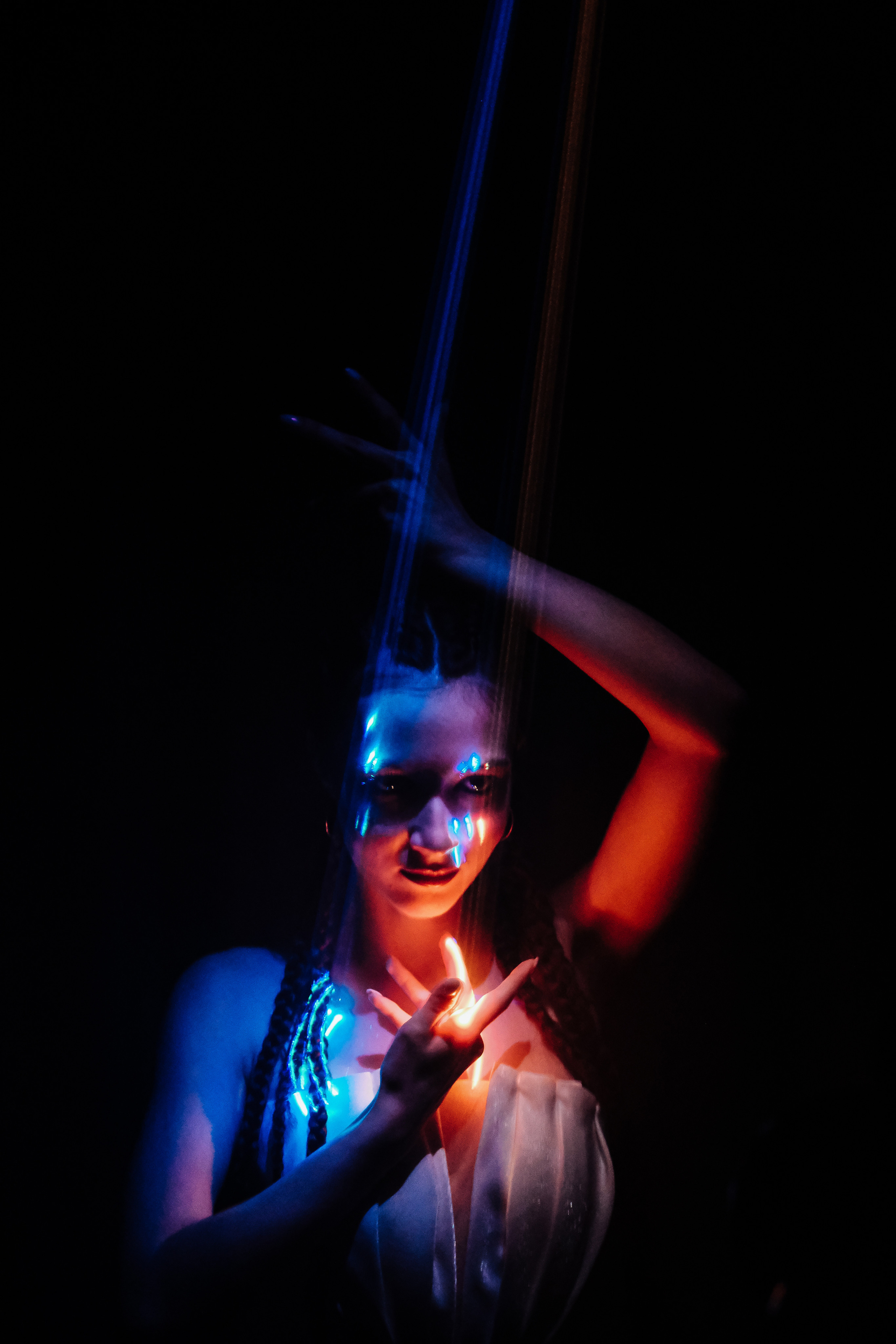 Съёмка с лазером. Фотограф и видеограф Анна Жагорина