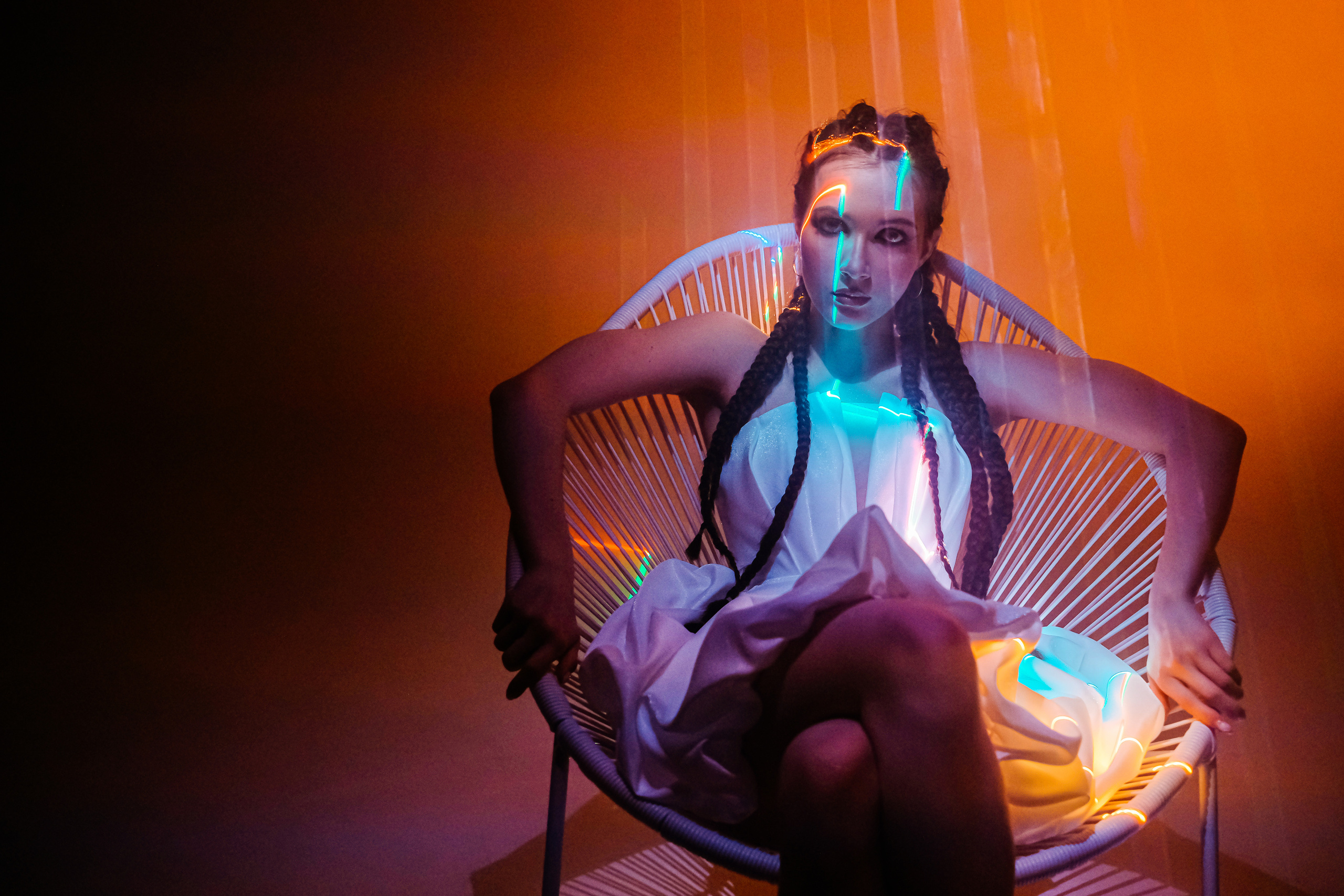 Съёмка с лазером. Фотограф и видеограф Анна Жагорина