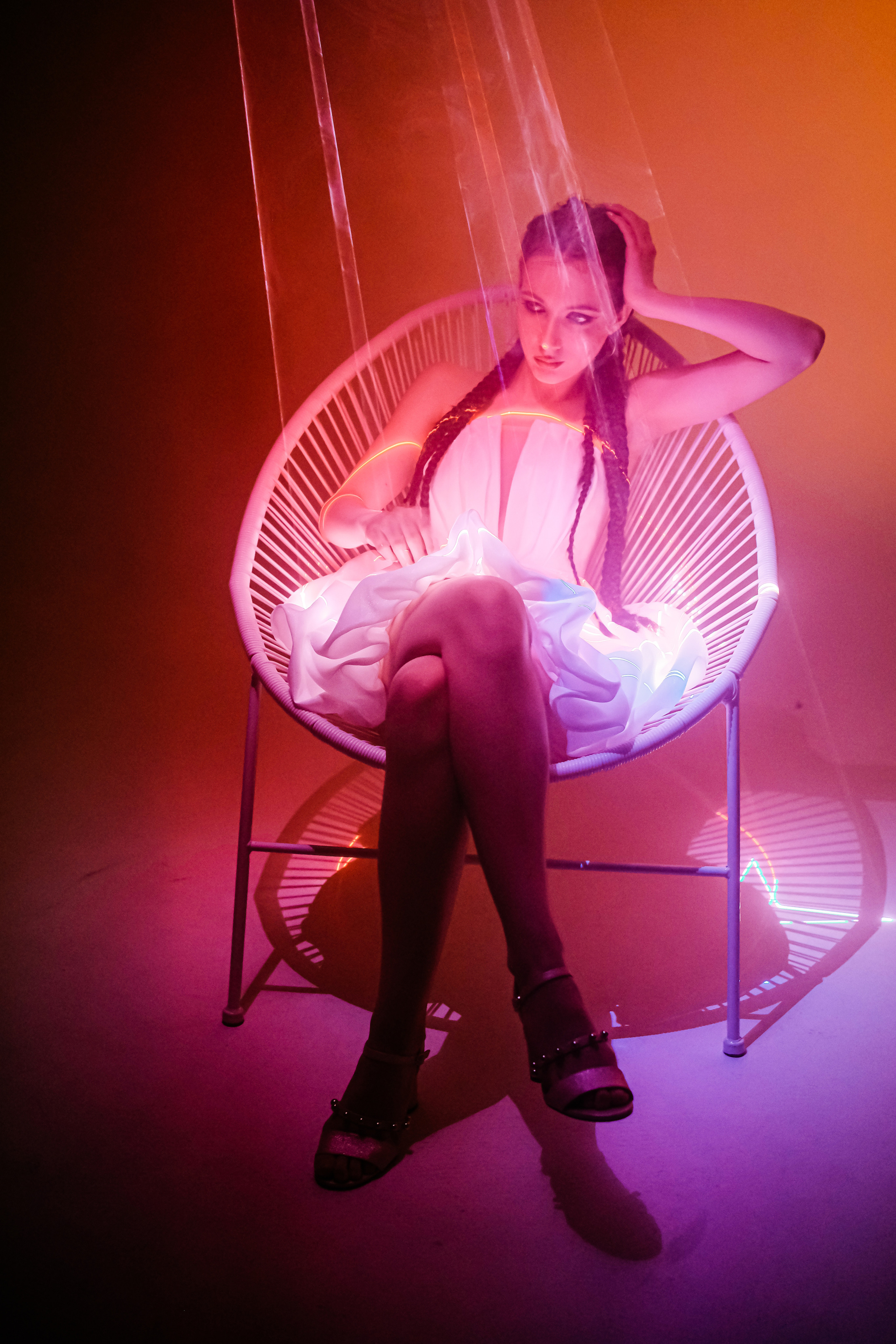 Съёмка с лазером. Фотограф и видеограф Анна Жагорина