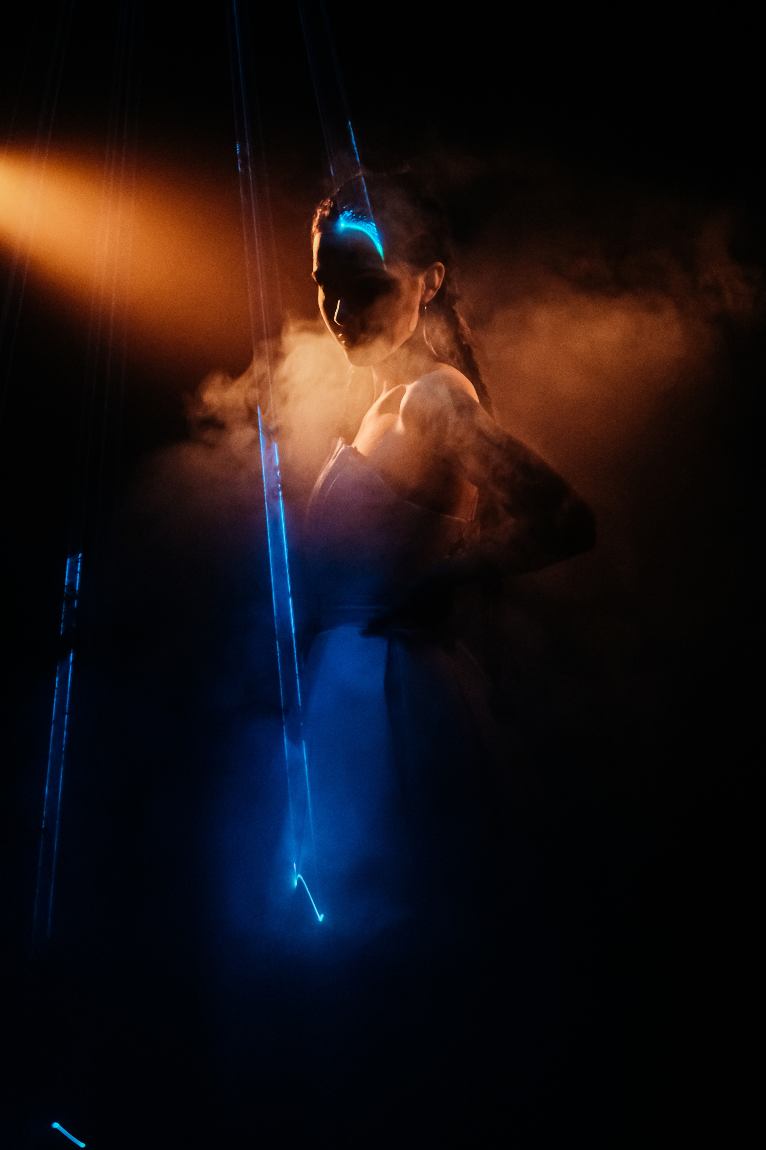 Съёмка с лазером. Фотограф и видеограф Анна Жагорина