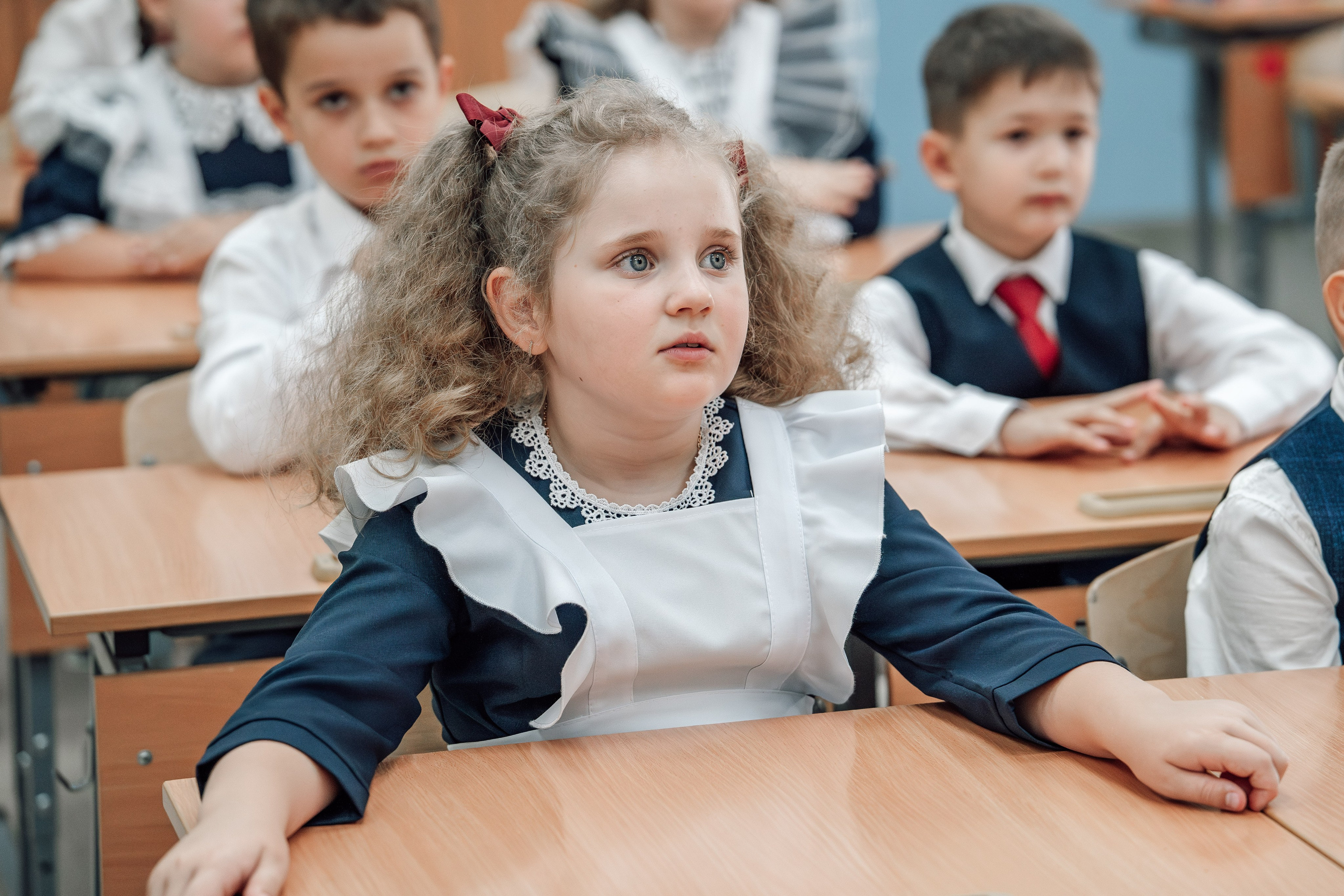Первоклашки. Фотограф Юлия Паськова, город Бирюч