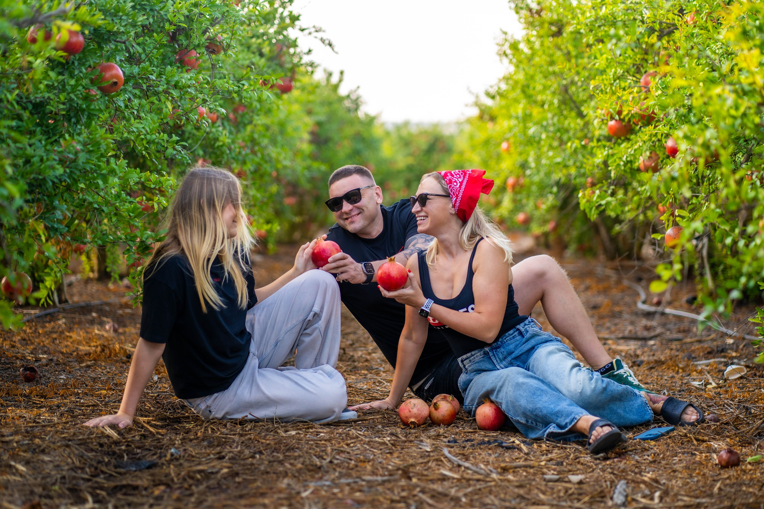Гранатовый Сад Семья Ирины. Семейный и детский фотограф в Израиле и Москве Дорошок Надя
