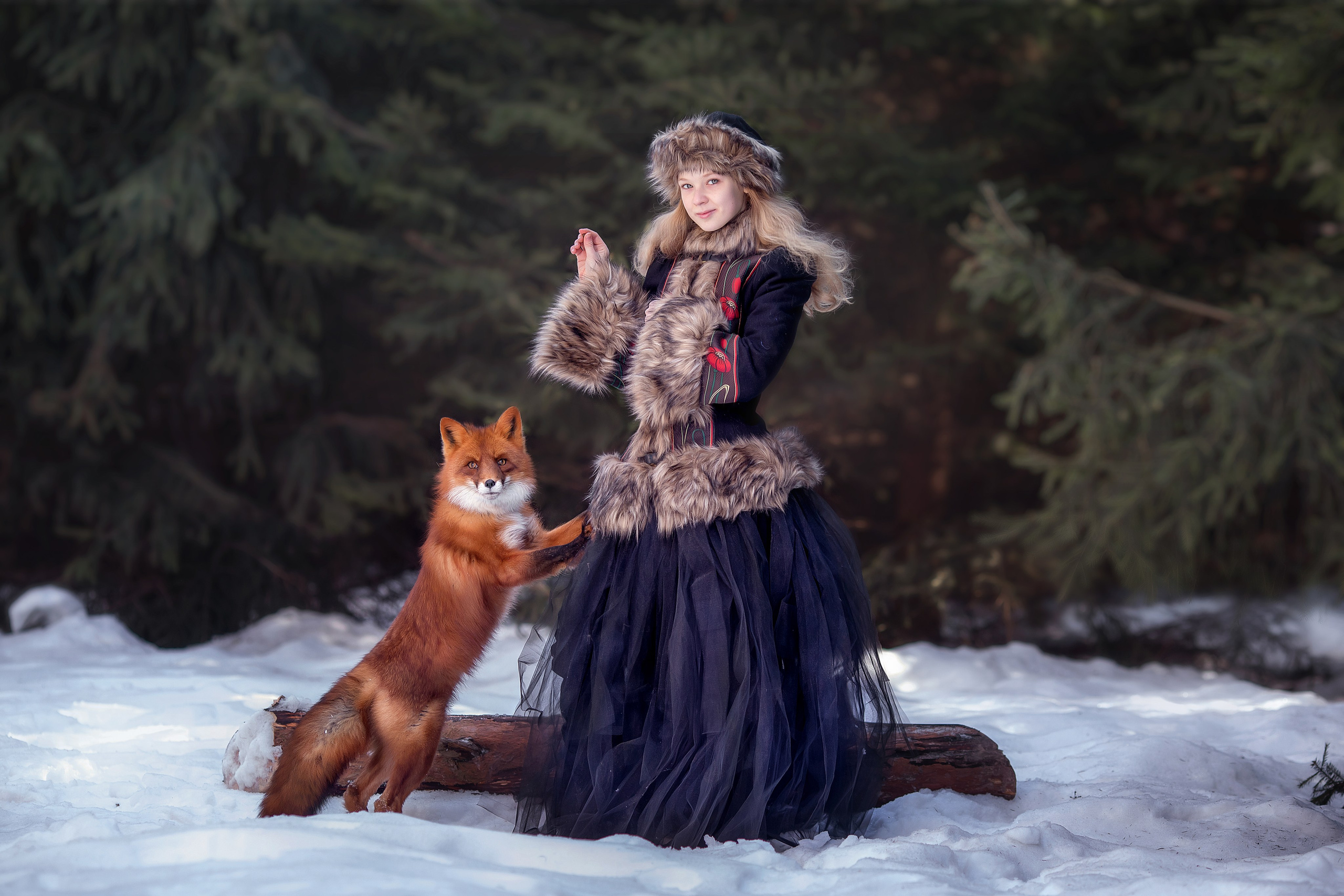 Mr. Fox and Little Miss. Children’s and family photographer Ekaterina Ureva in Moscow