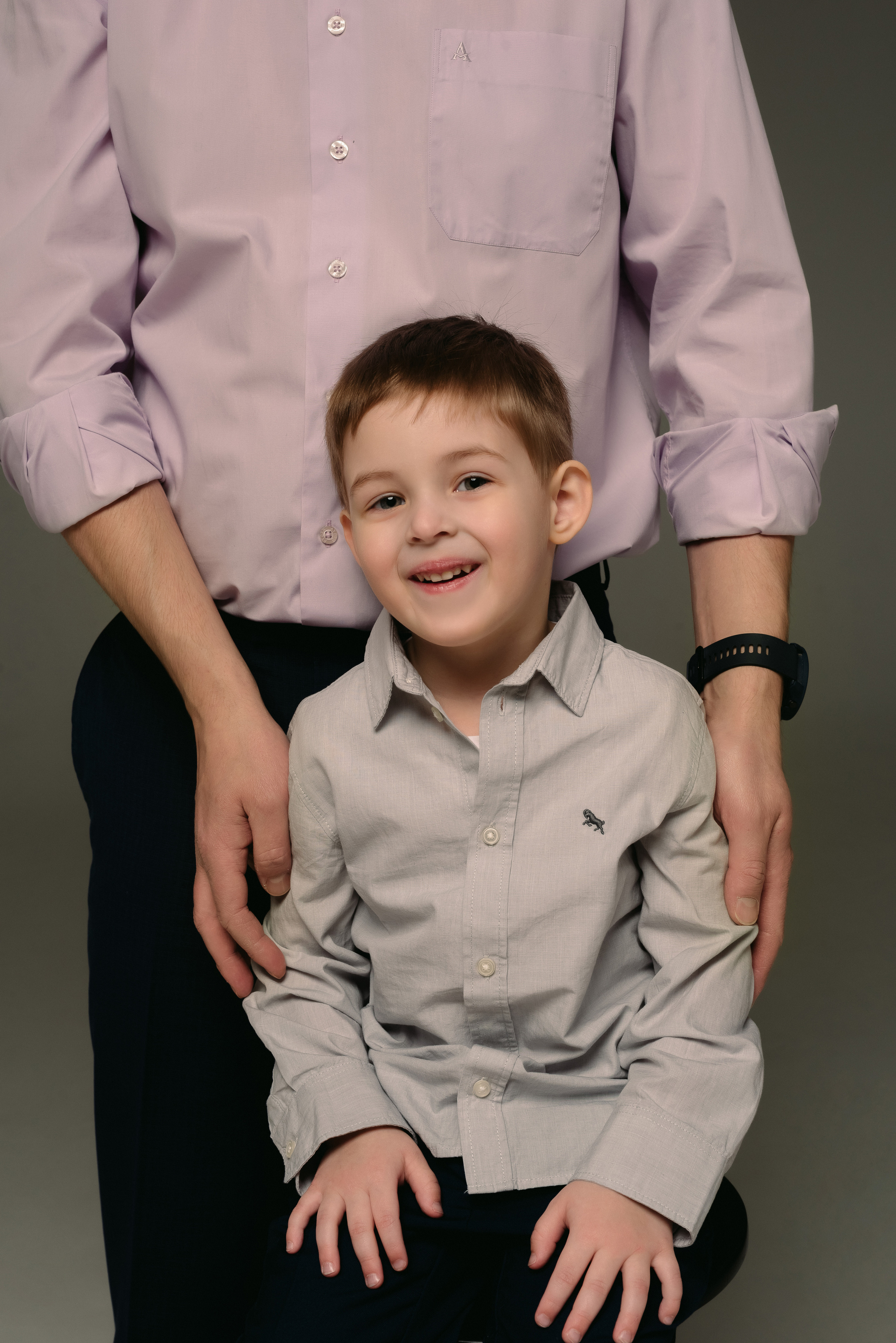 Семейная фотосессия в студии. Фотограф Юлия Кондратьева