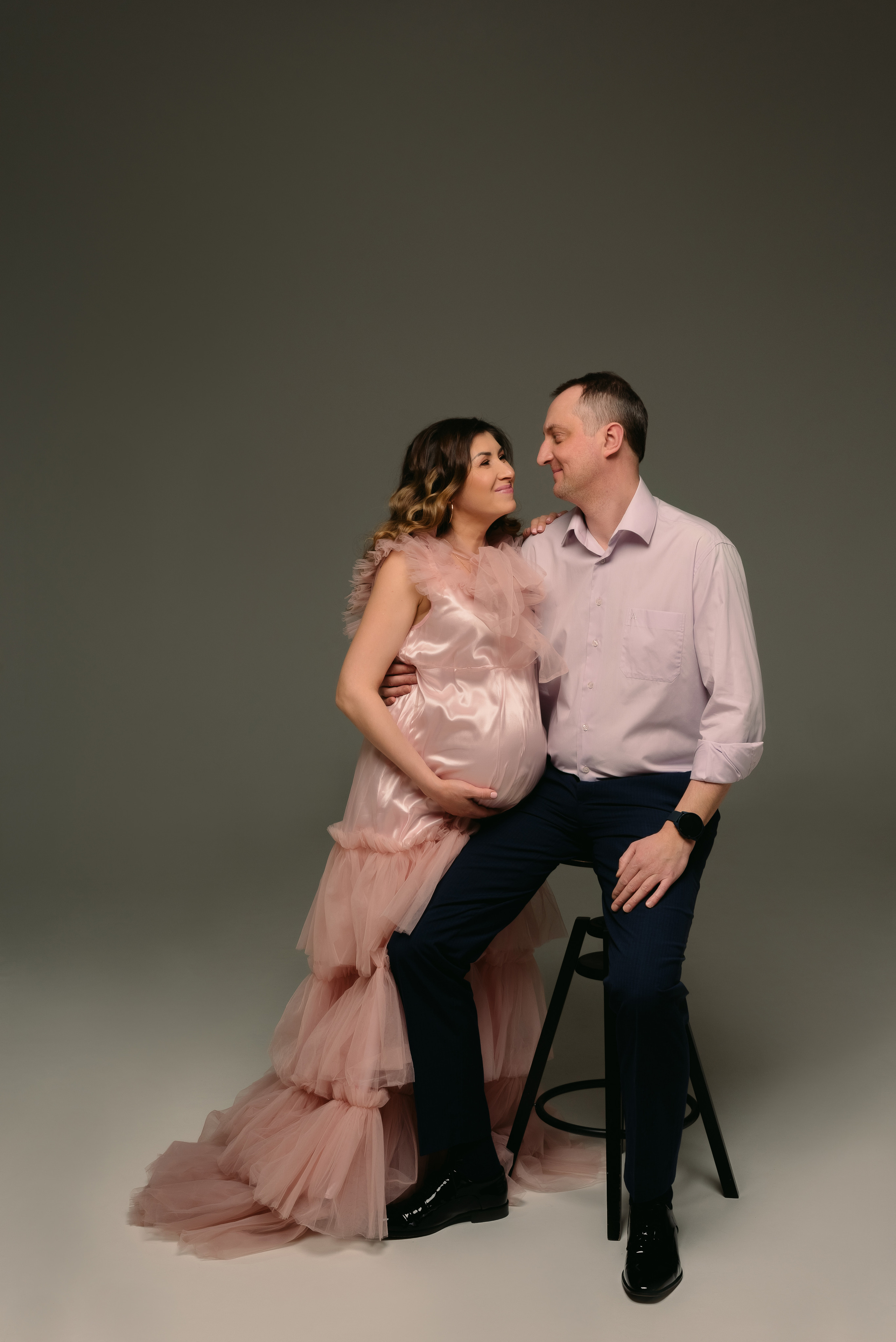 Семейная фотосессия в студии. Фотограф Юлия Кондратьева