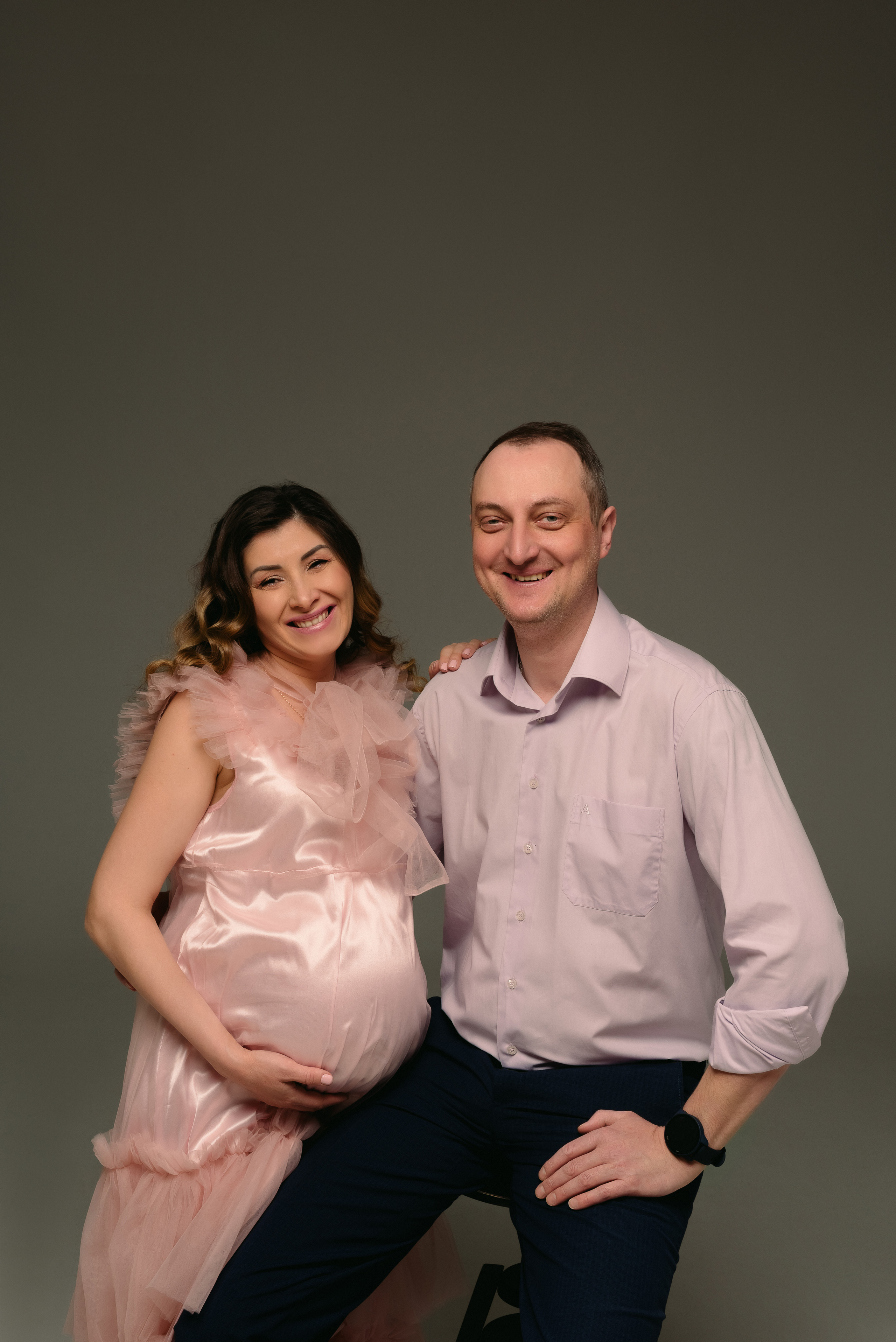 Семейная фотосессия в студии. Фотограф Юлия Кондратьева