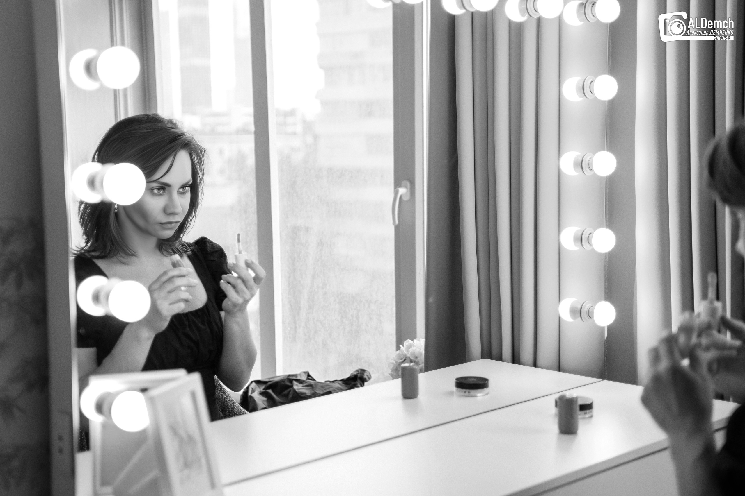 Черно-белая фотосессия в студии в Москве и Дмитрове