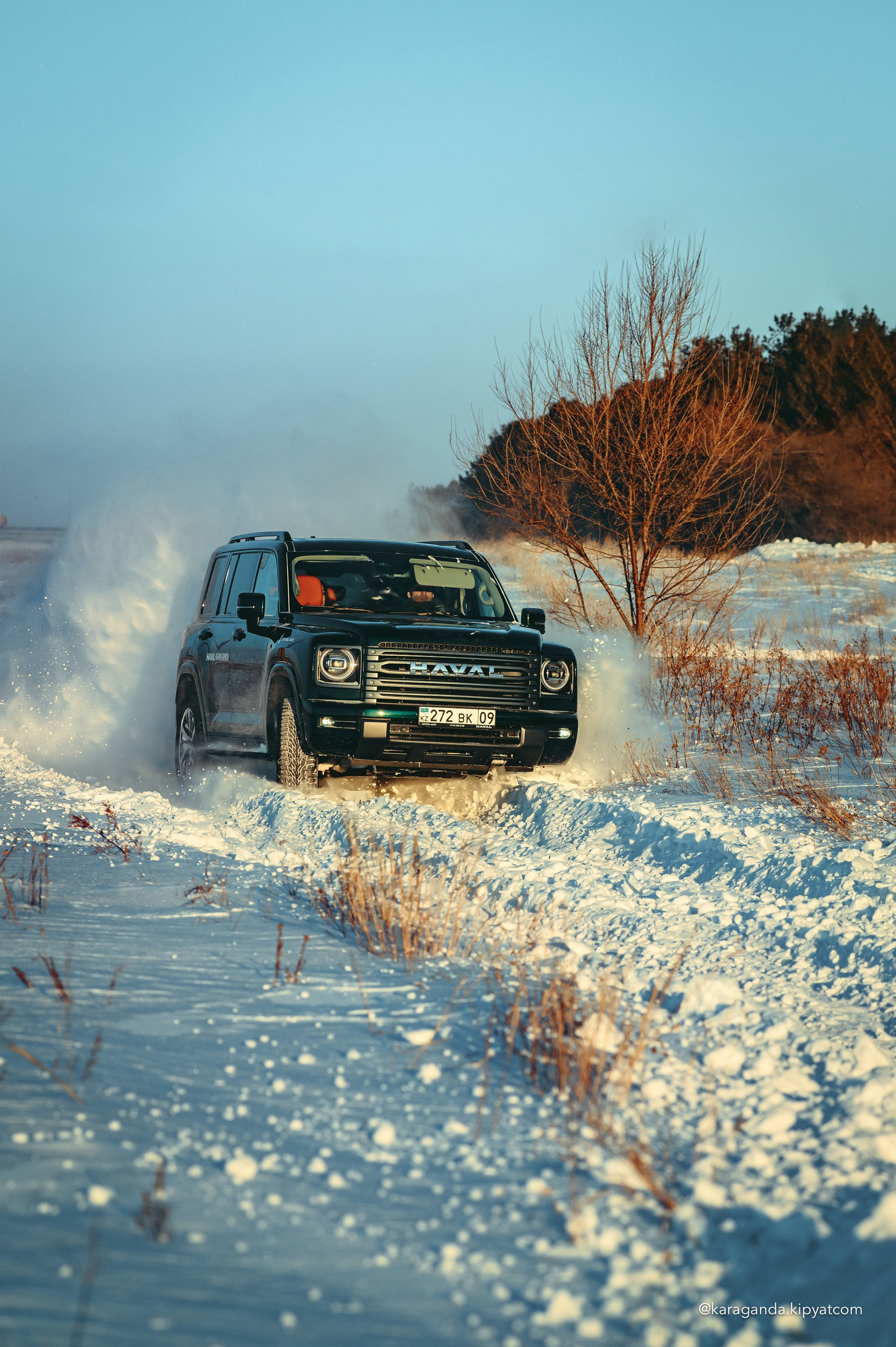 Зимний заезд на HAVAL H9. Кипятком Караганда
