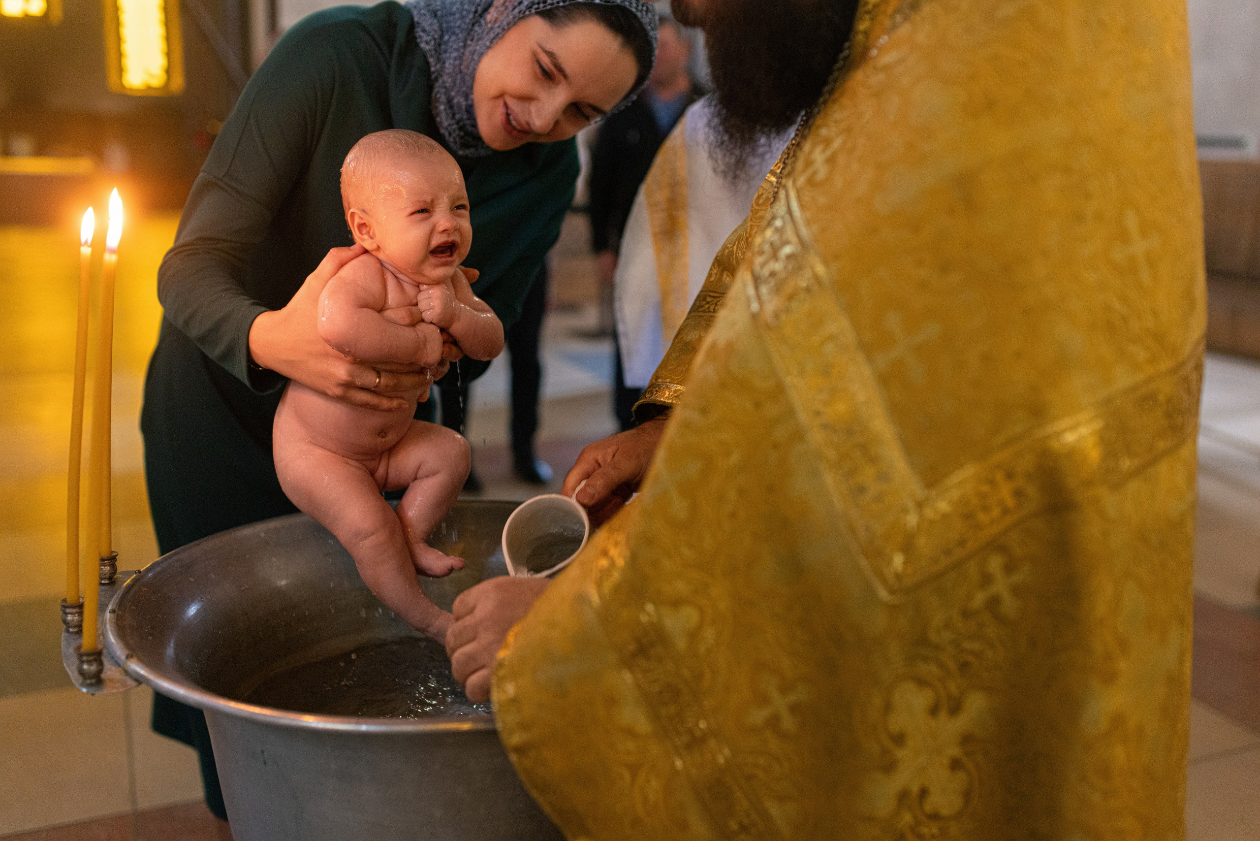 Крещение Алины. Дмитрий Шульгин, портретный фотограф в Воронеже