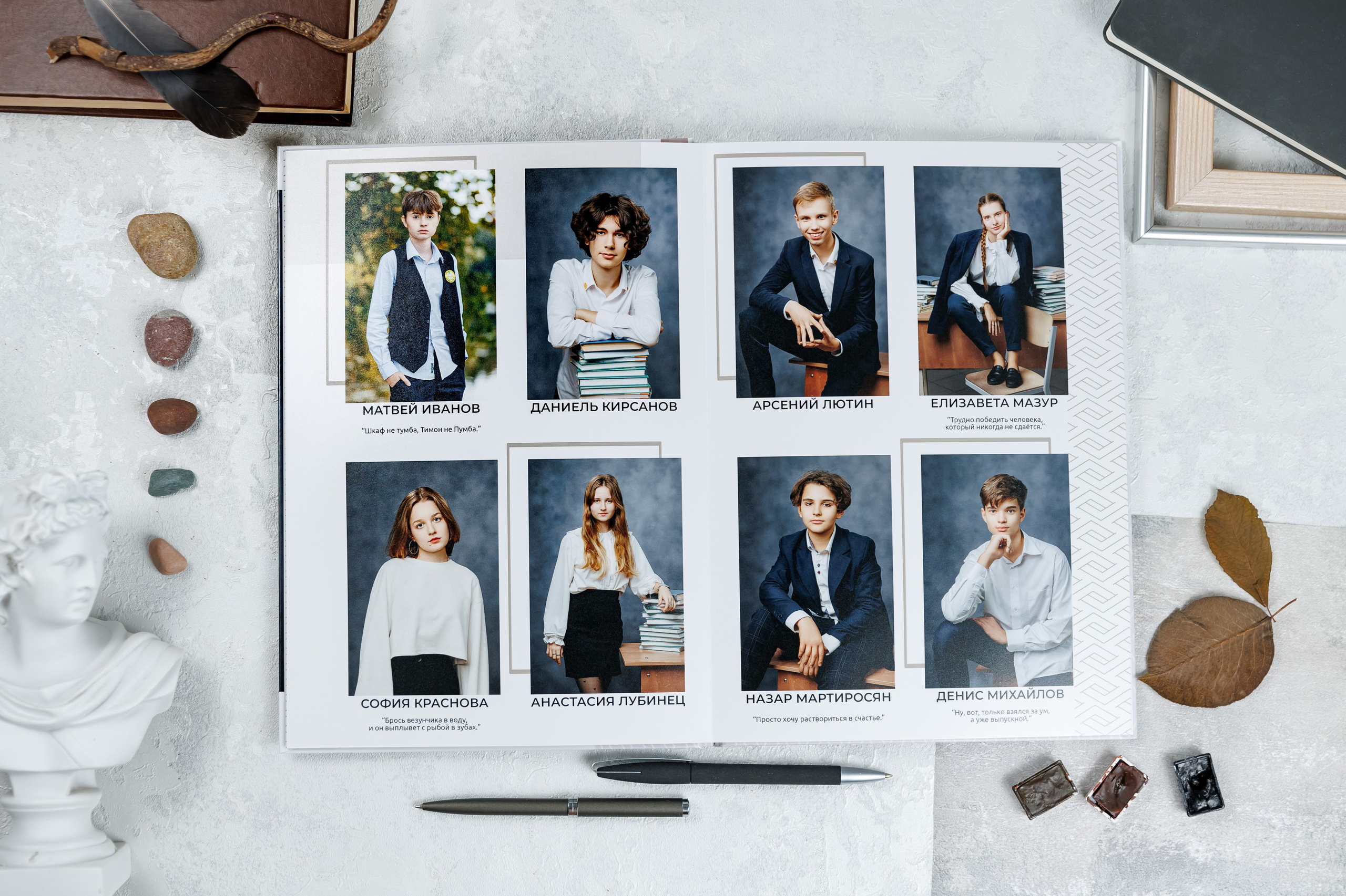 Альбомы общей вёрстки (одинаковые) 9, 11 класс. Семейный и детский фотограф Комина Елена, Власиха, Одинцово