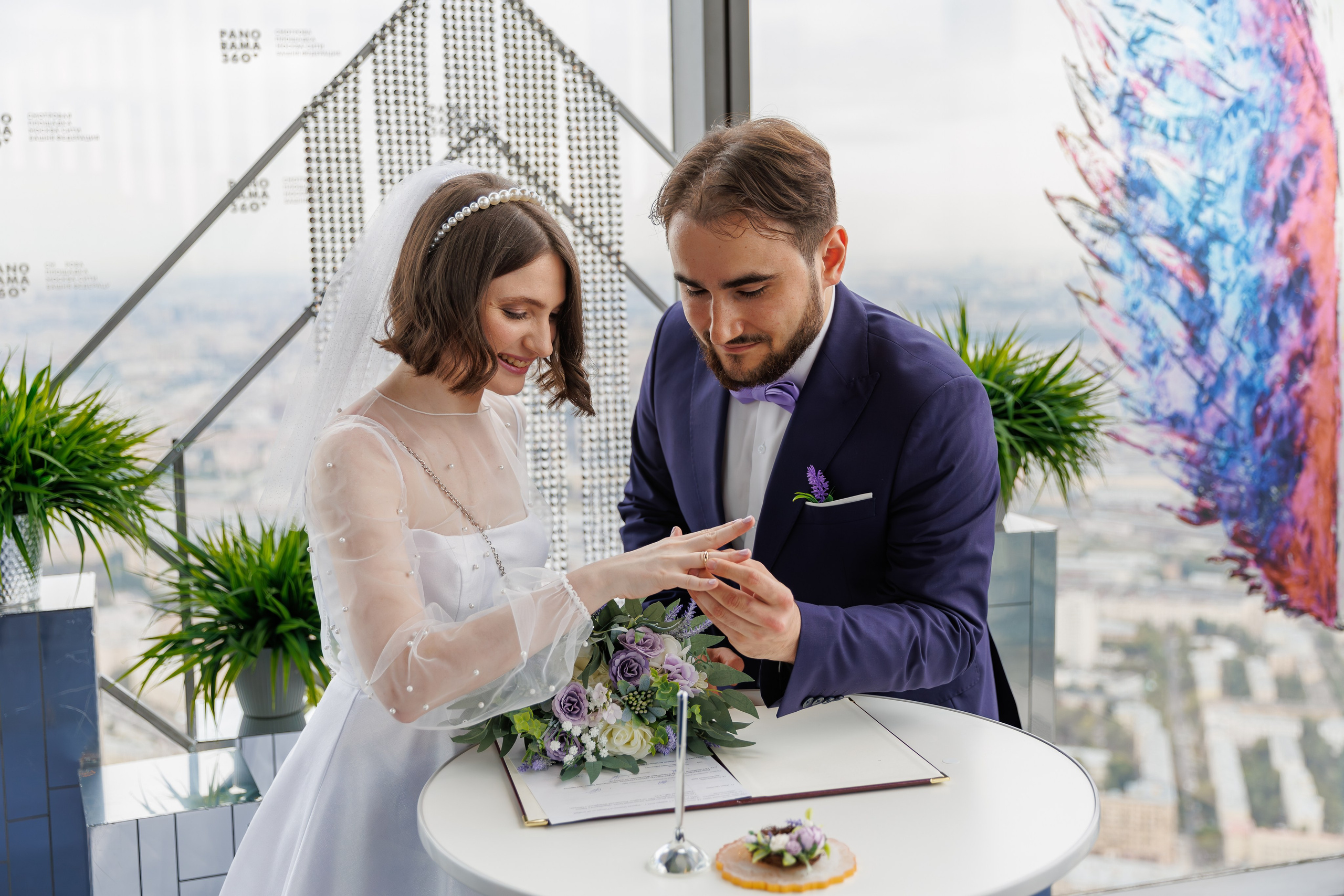 ЗАГС башня Федерация Москва сити.