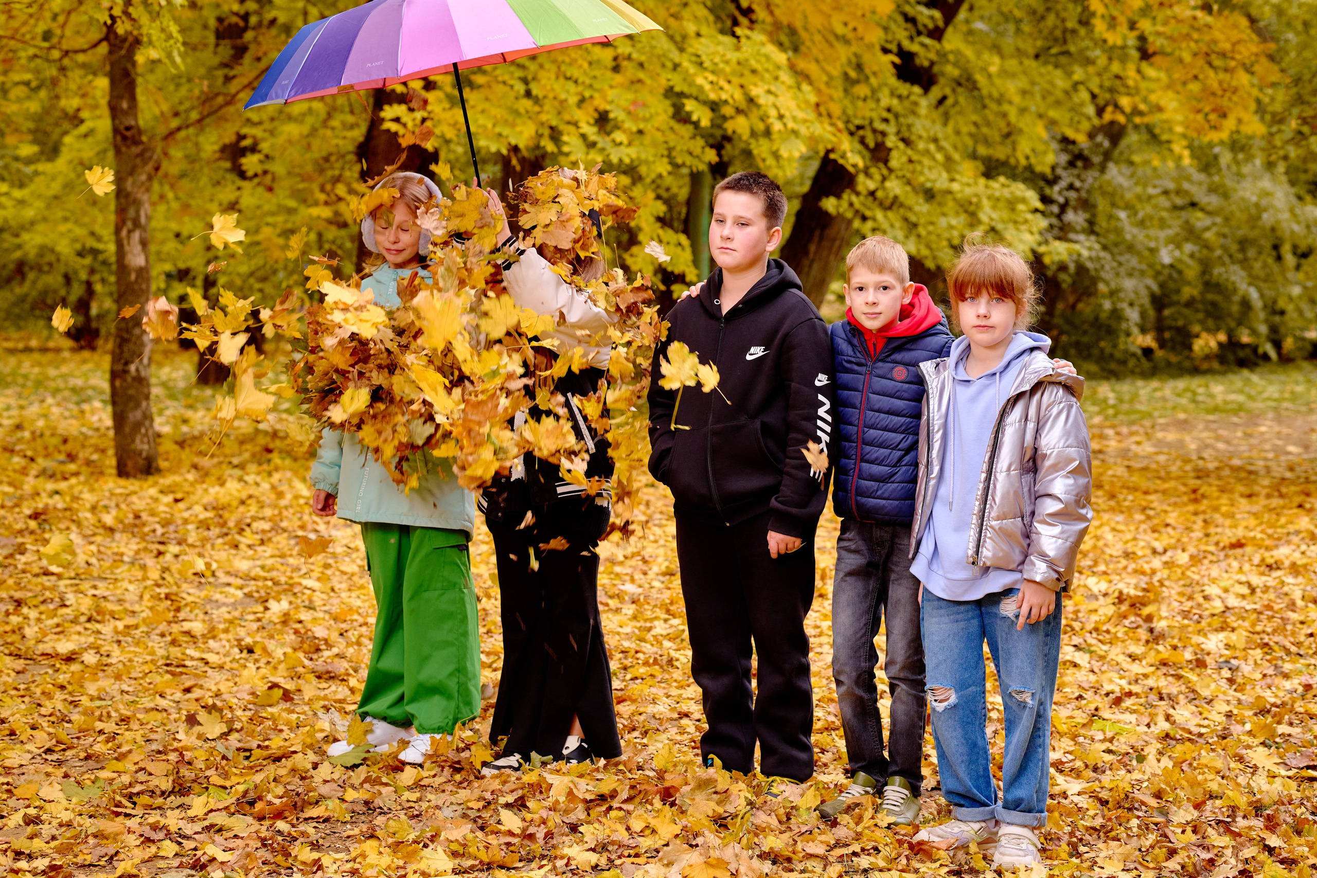 Сьемка для Выпускного Альбома В Парке. Фотограф Выпускные альбомы Таганрог Сергей Коробченко