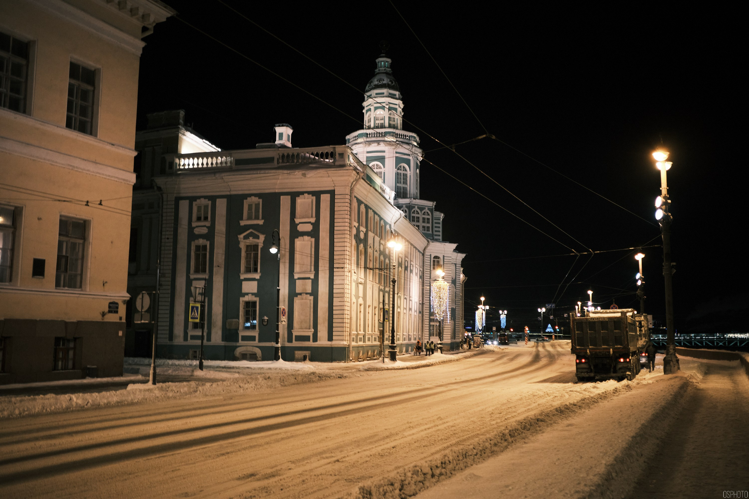Снег и туман в Санкт-Петербурге. Фотографъ Сергѣевъ. Поймать мгновеніе