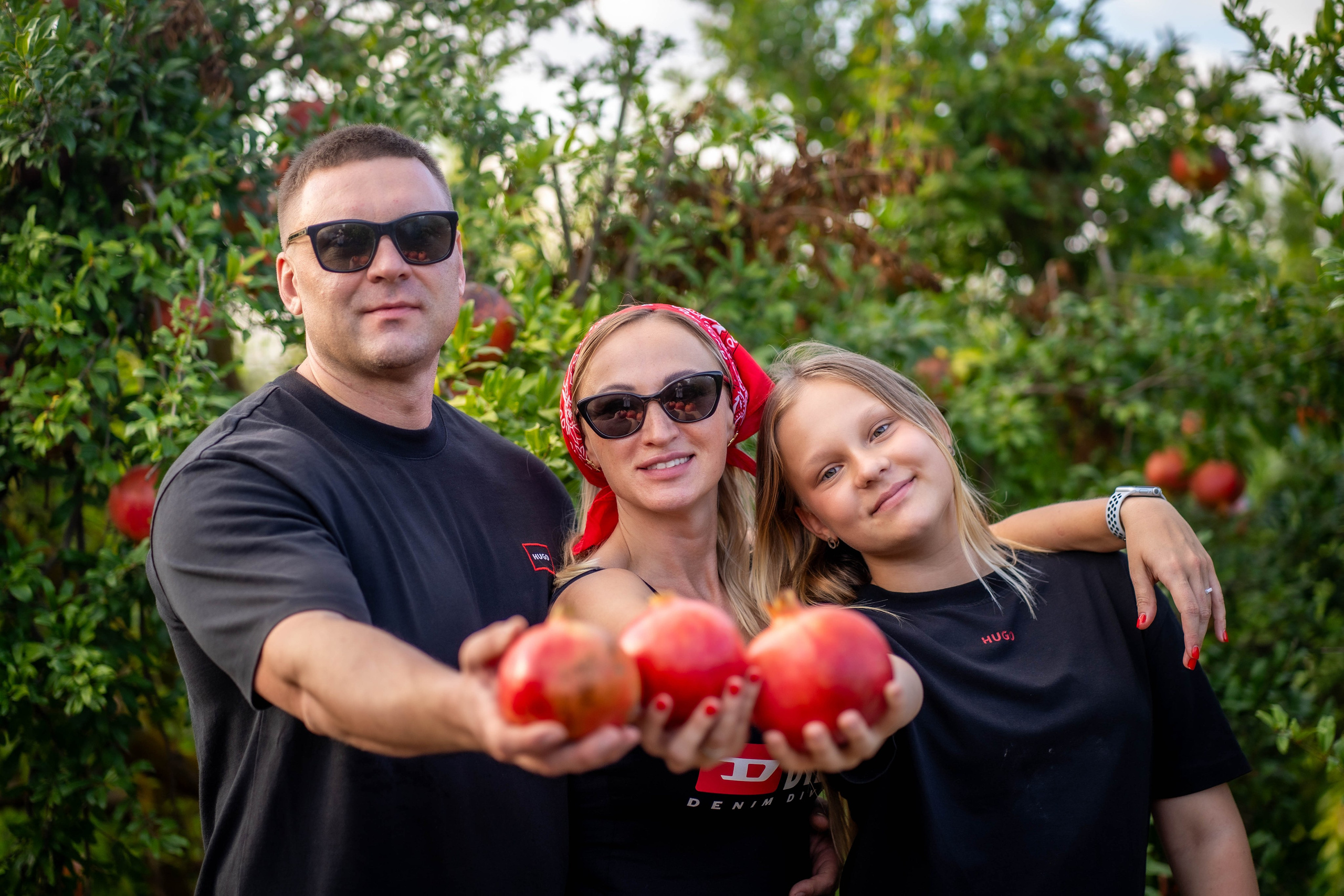 Гранатовый Сад Семья Ирины. Семейный и детский фотограф в Израиле и Москве Дорошок Надя