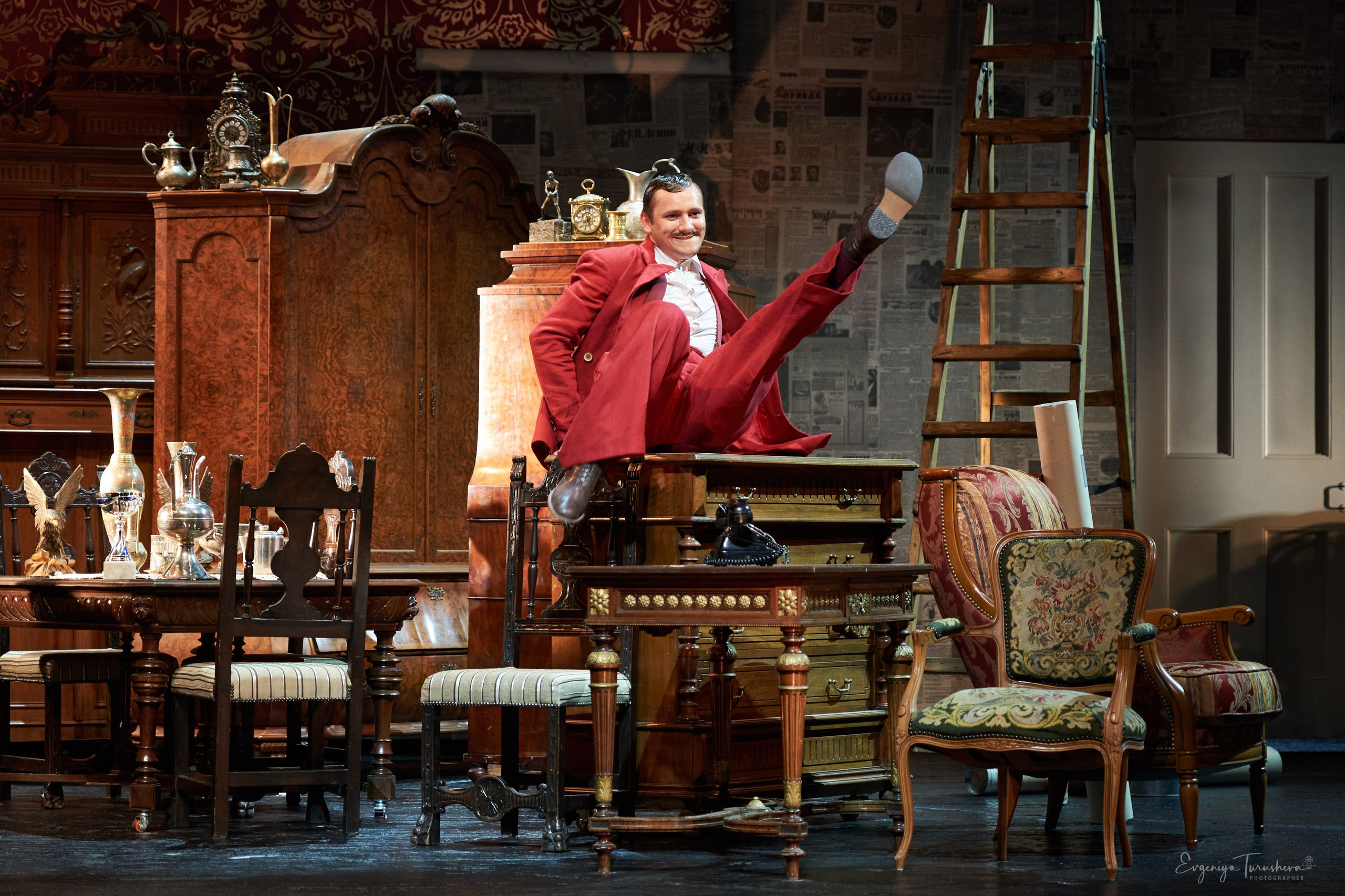 «Иван Васильевич» — премьера, открывшая сотый сезон Театра Сатиры. Фотограф Евгения Турушева
