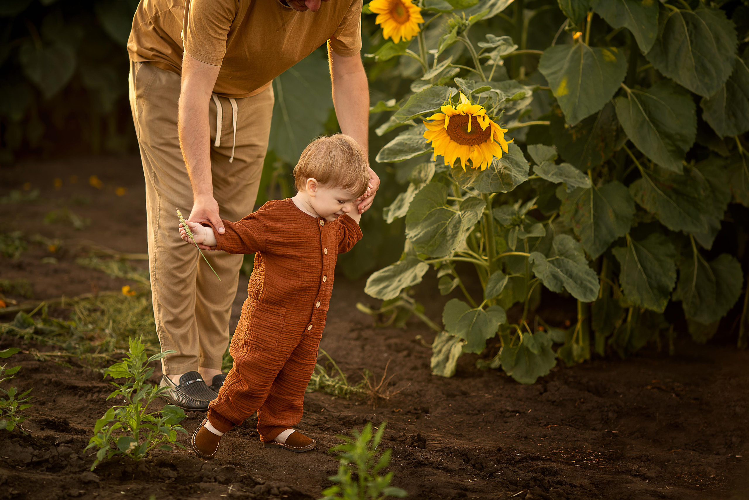 Солнечные цветы. Детский и семейный фотограф в Красноярске Елена Коровкина