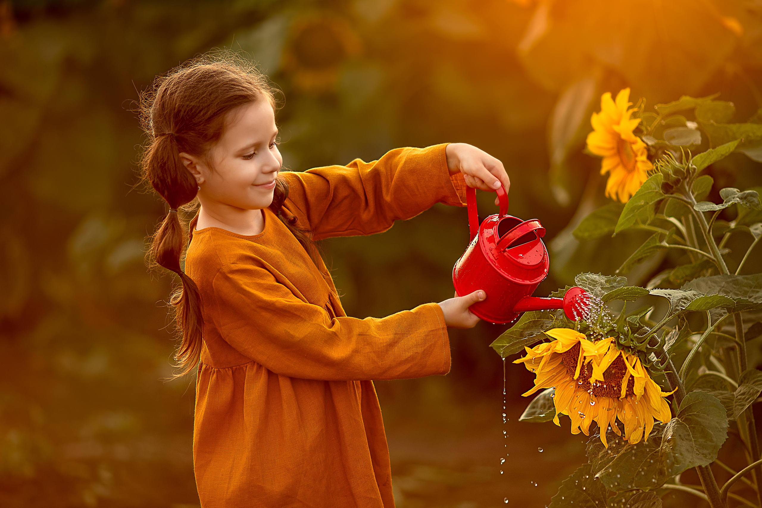 Солнечные цветы. Детский и семейный фотограф в Красноярске Елена Коровкина