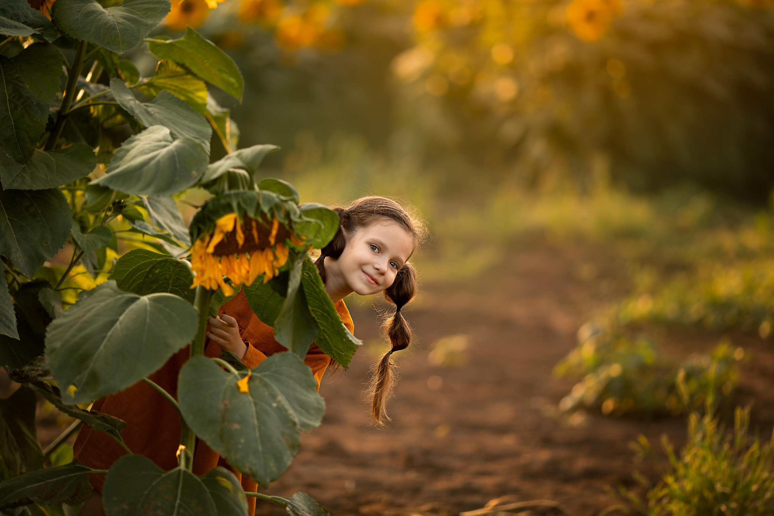 Солнечные цветы. Детский и семейный фотограф в Красноярске Елена Коровкина