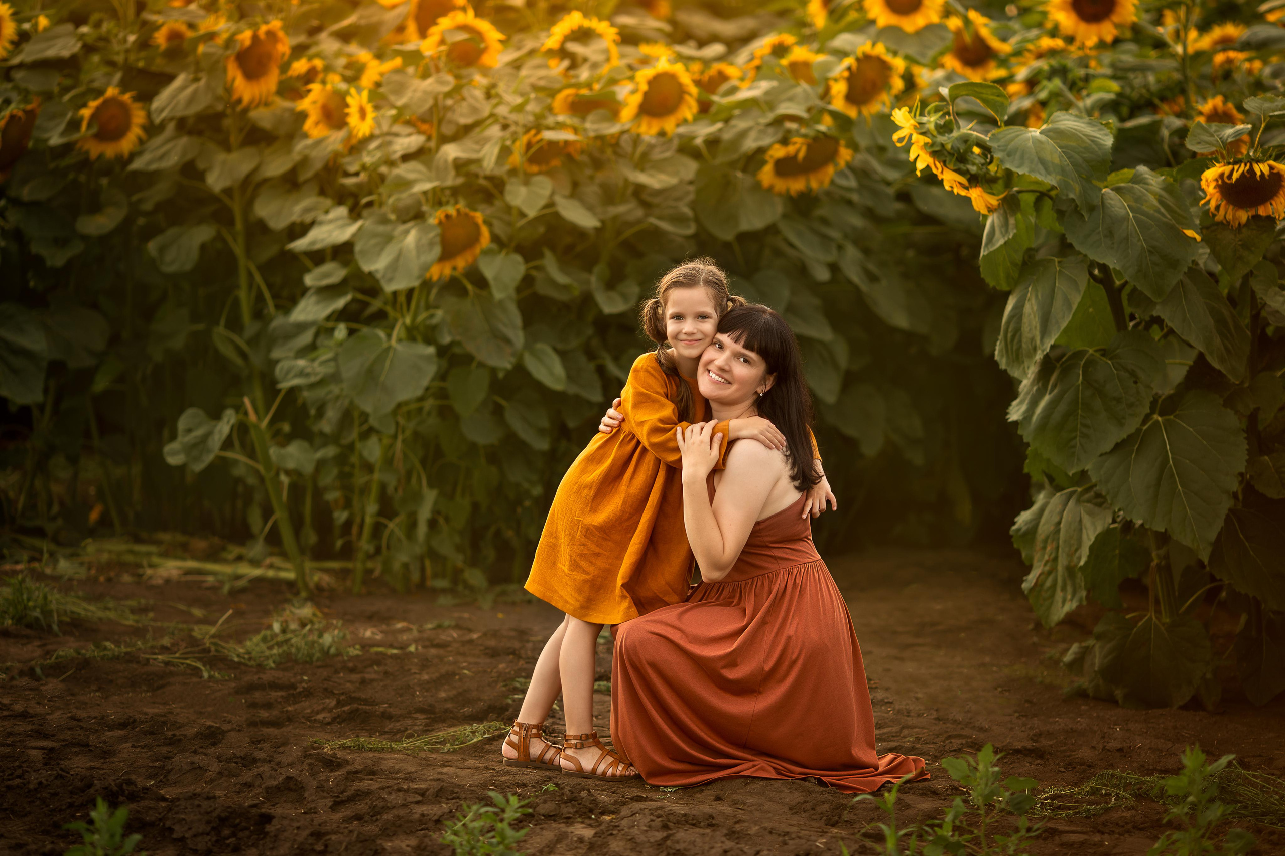 Солнечные цветы. Детский и семейный фотограф в Красноярске Елена Коровкина