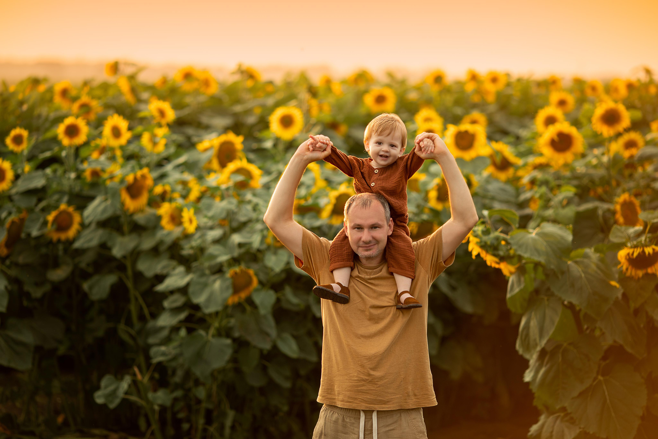 Солнечные цветы. Детский и семейный фотограф в Красноярске Елена Коровкина