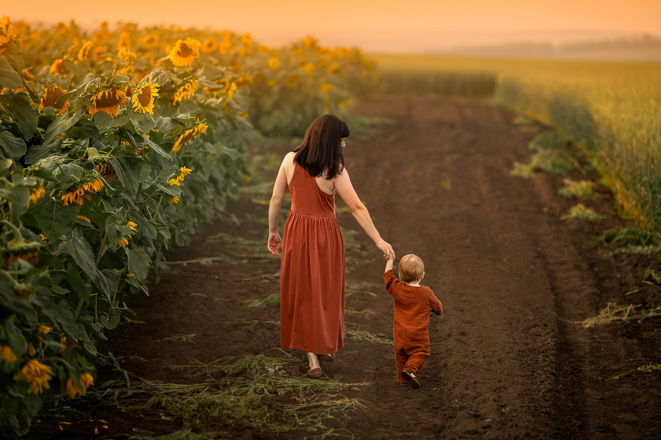 Солнечные цветы. Детский и семейный фотограф в Красноярске Елена Коровкина