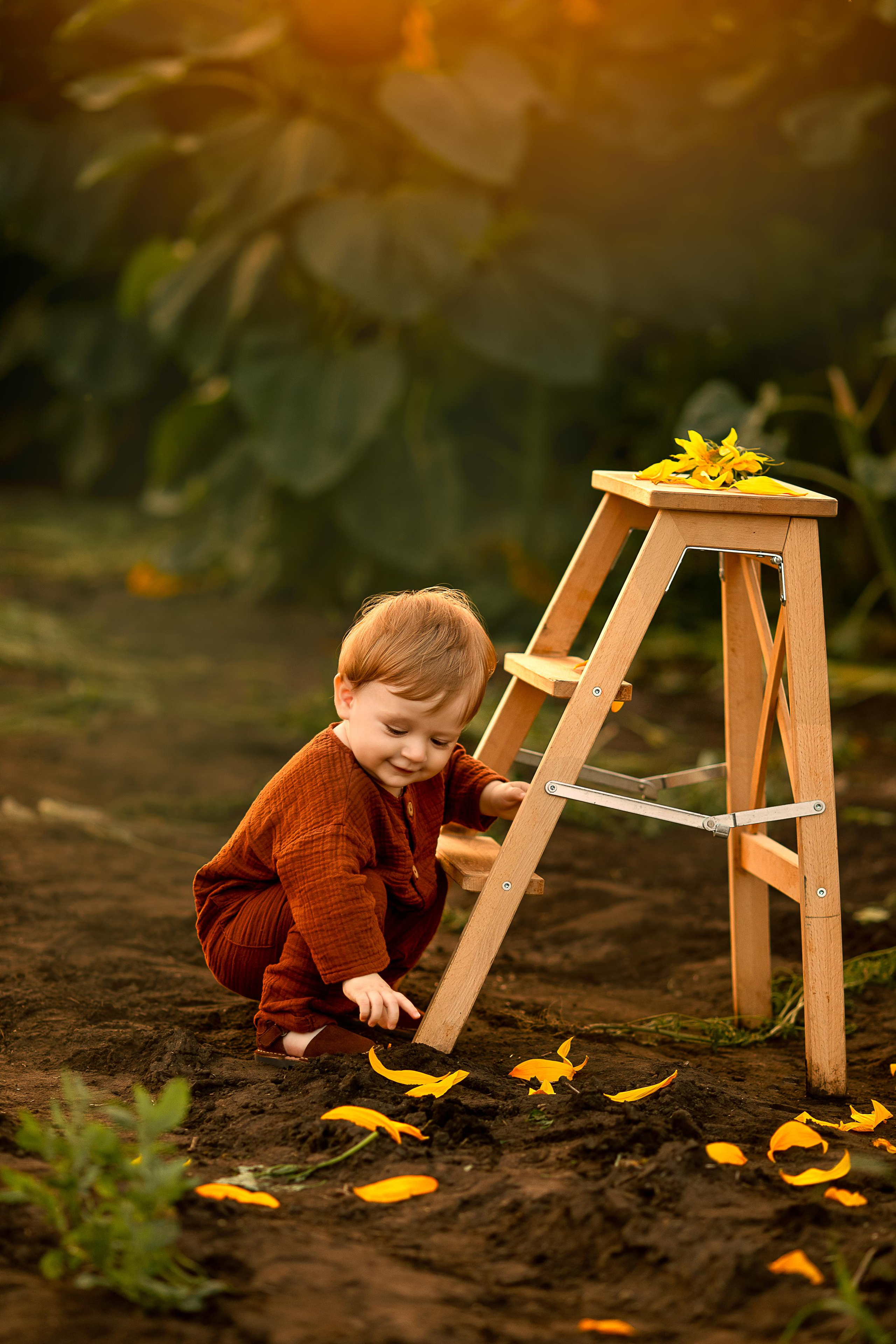 Солнечные цветы. Детский и семейный фотограф в Красноярске Елена Коровкина