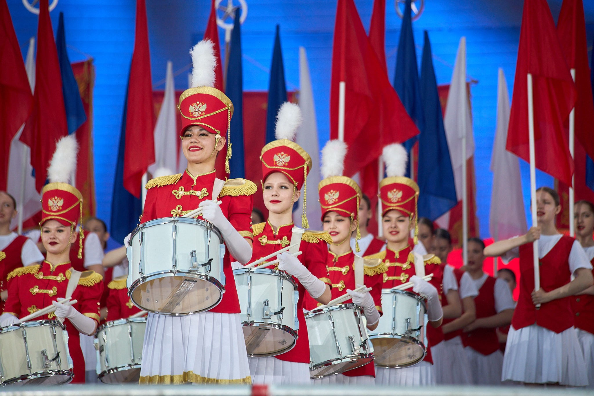 Концерт 9 мая 2025 года на соборной площади. Фотограф Омск | Александр Вандеров