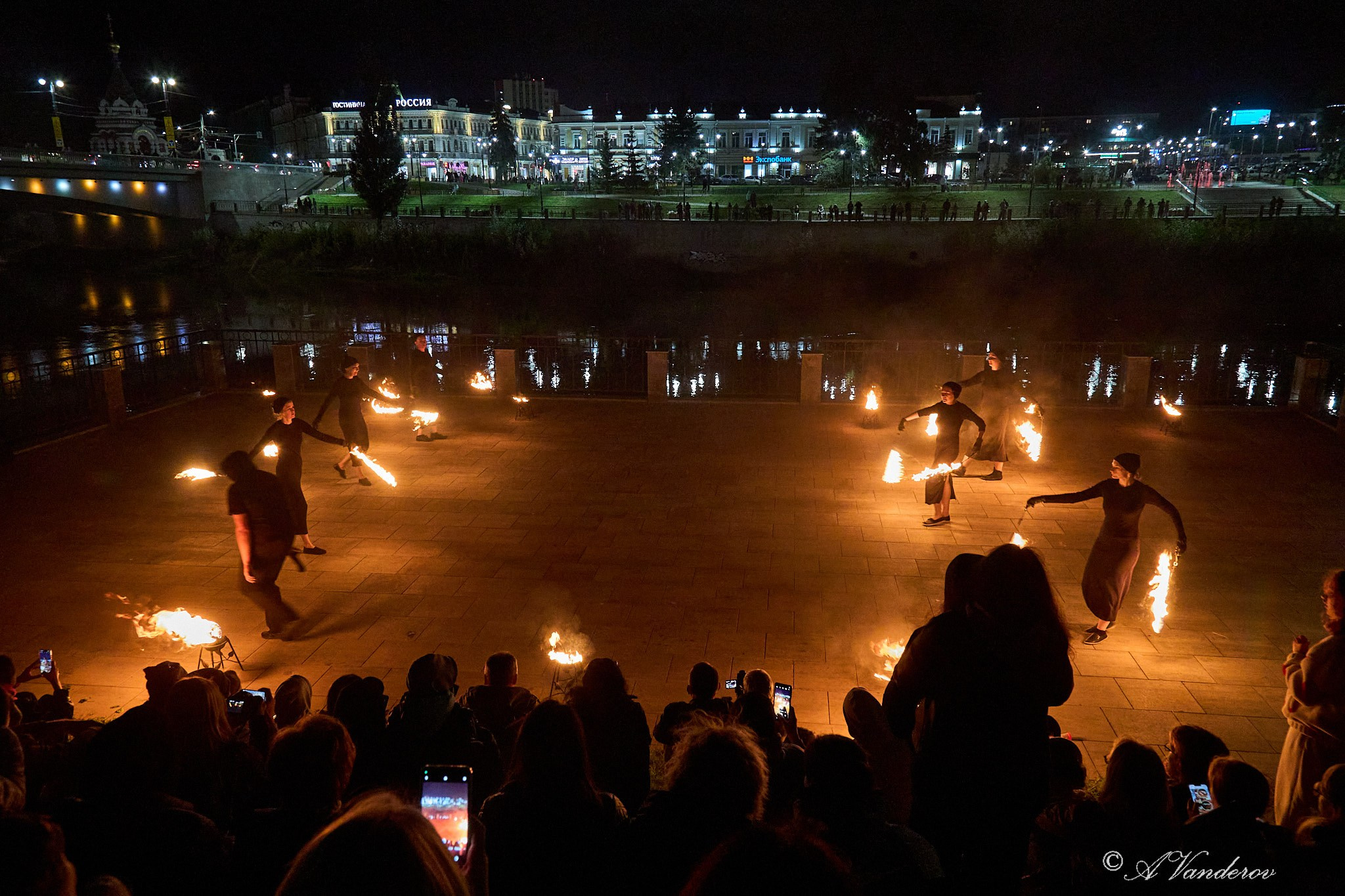 Огненное шоу. Фотограф Омск | Александр Вандеров