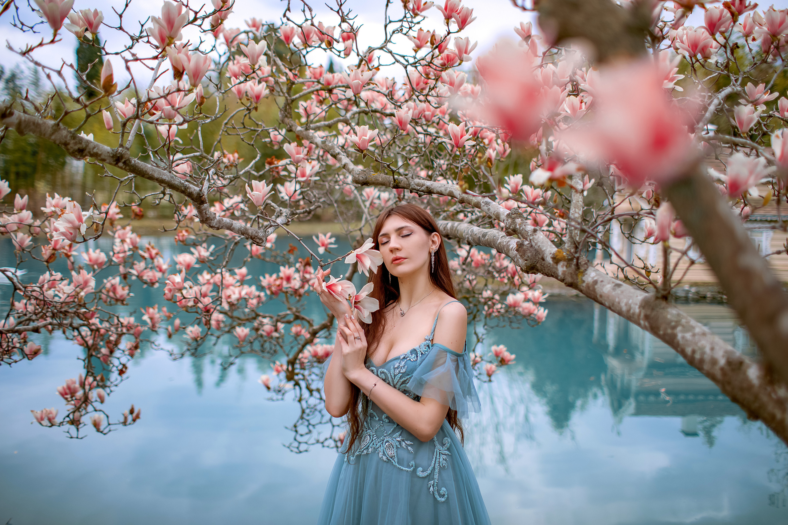 Фотодень в магнолии. Фотограф Москва. Семейные и индивидуальные фотосессии в Москве