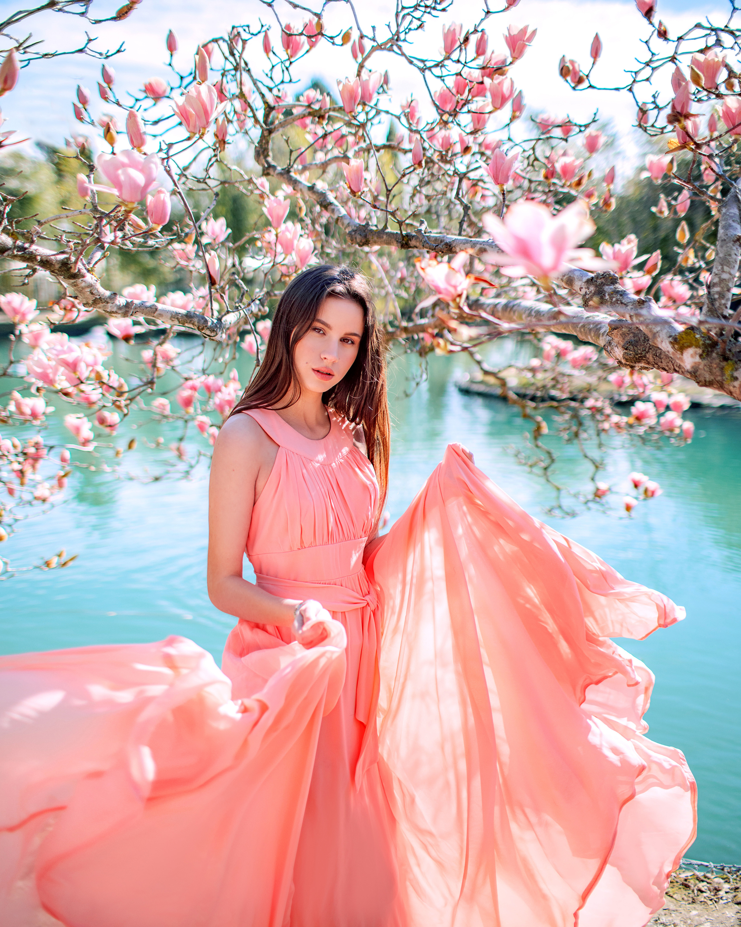 Фотодень в магнолии. Фотограф Москва. Семейные и индивидуальные фотосессии в Москве