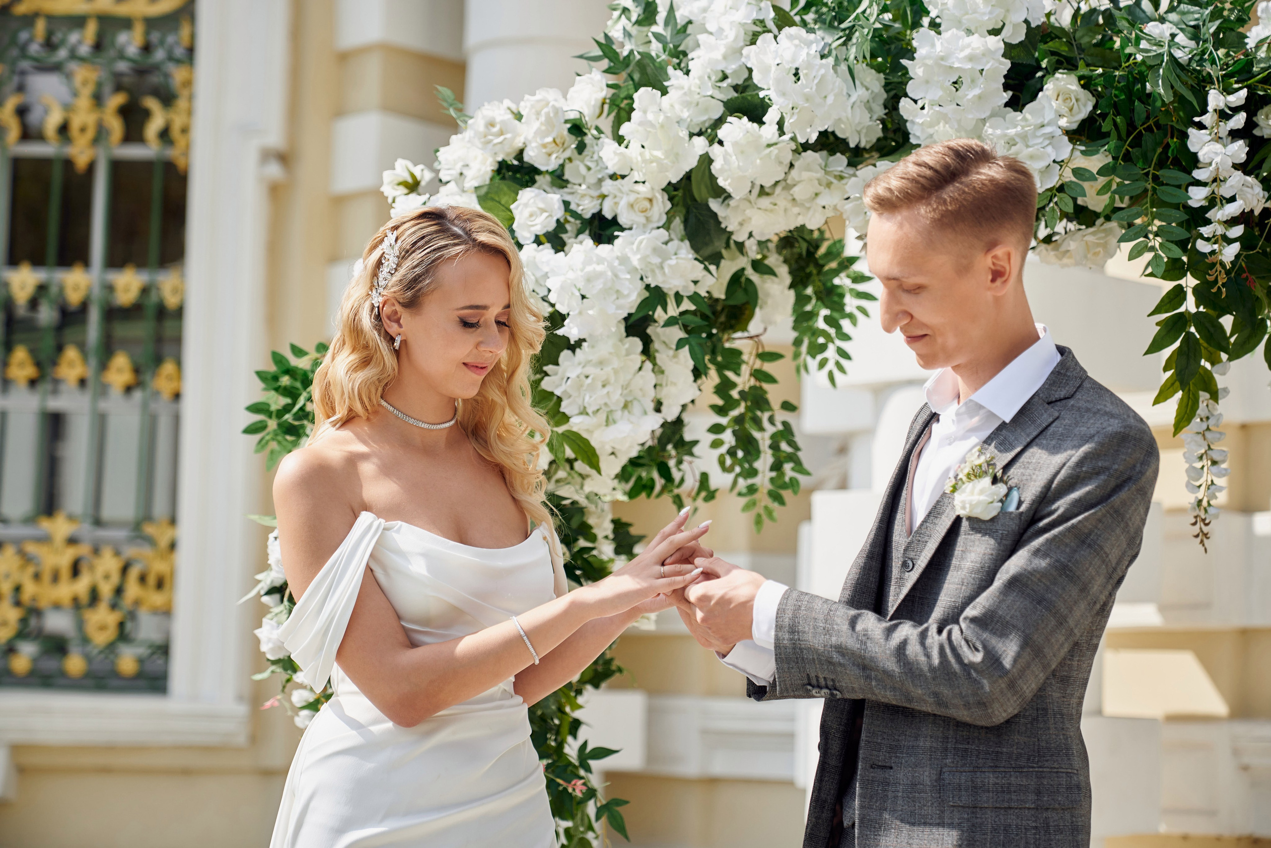 Свадебняа Фотосессия Николая и Анастасии в Кусково