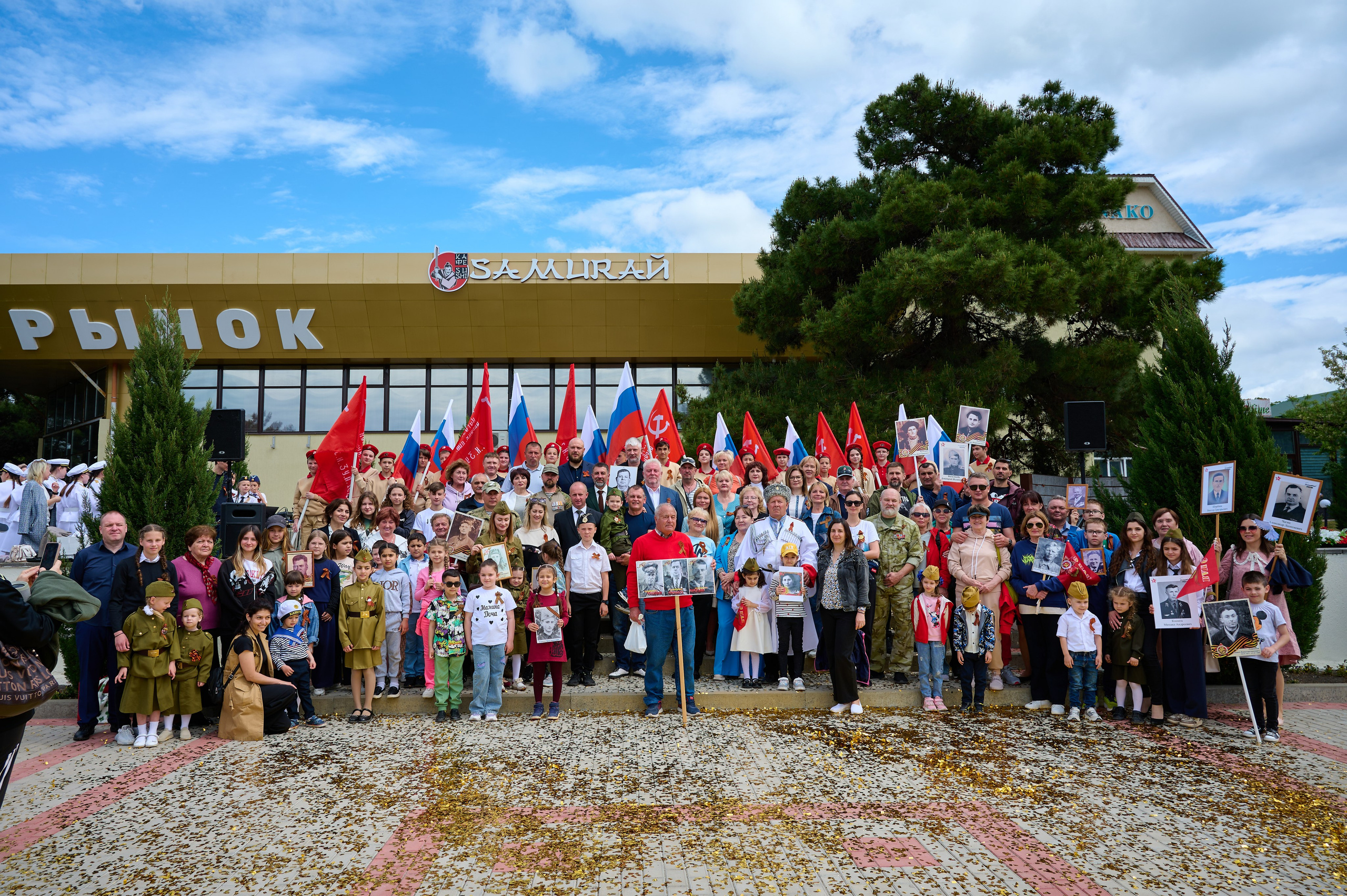 Митинг 9 мая. Жизнь курорта Кабардинка в фотографиях